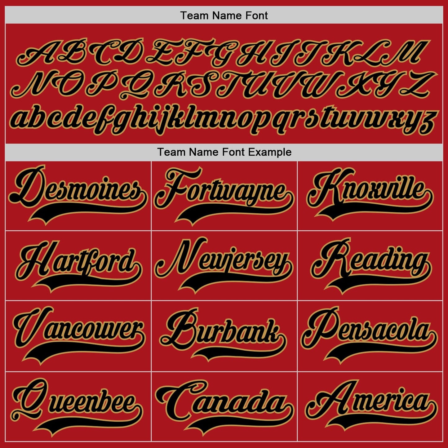 Custom Red Black-Old Gold Hockey Jersey view 4