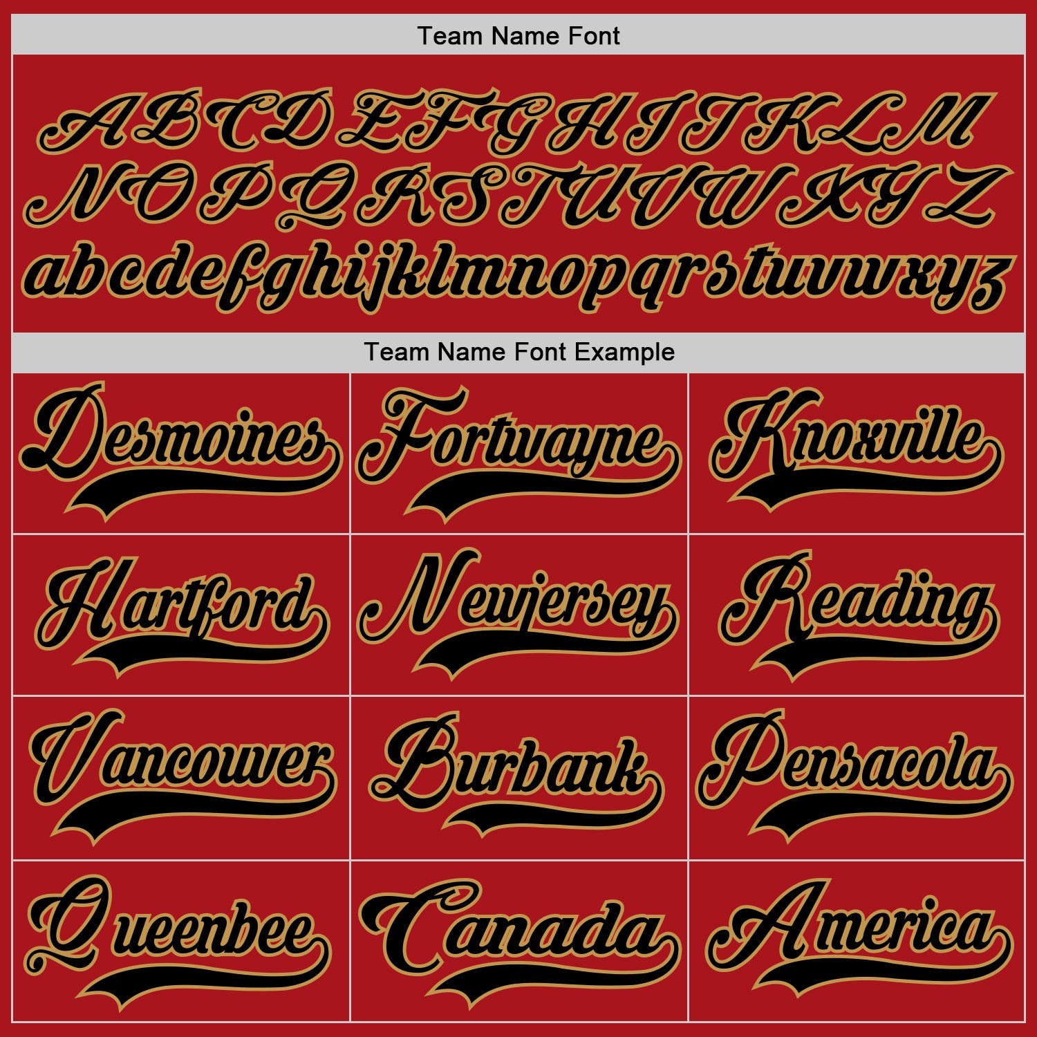 Custom Red Black-Old Gold Hockey Jersey view 4