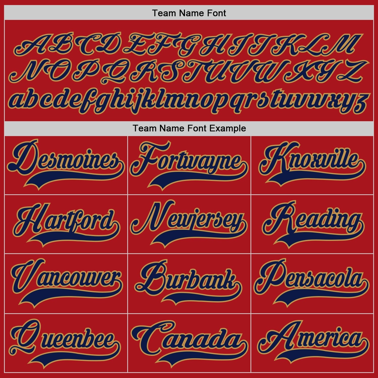 Custom Red Navy-Old Gold Hockey Jersey view 4