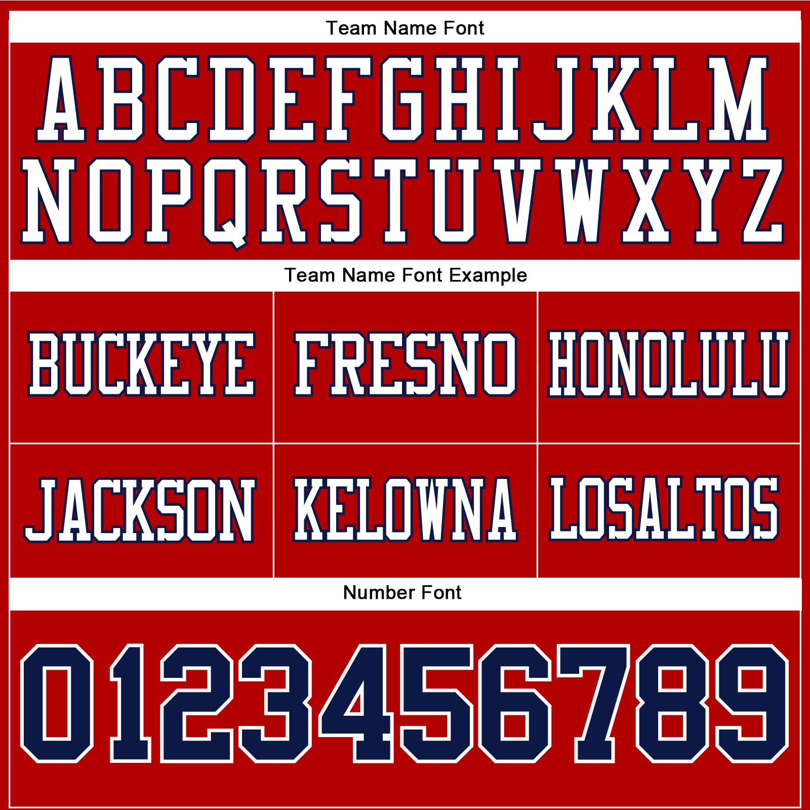 Custom Red Navy-White Authentic Football Jersey view 4
