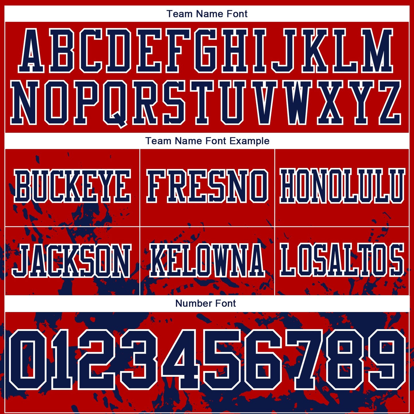 Custom Red Navy-White 3D Pattern Splash Authentic Football Jersey view 4