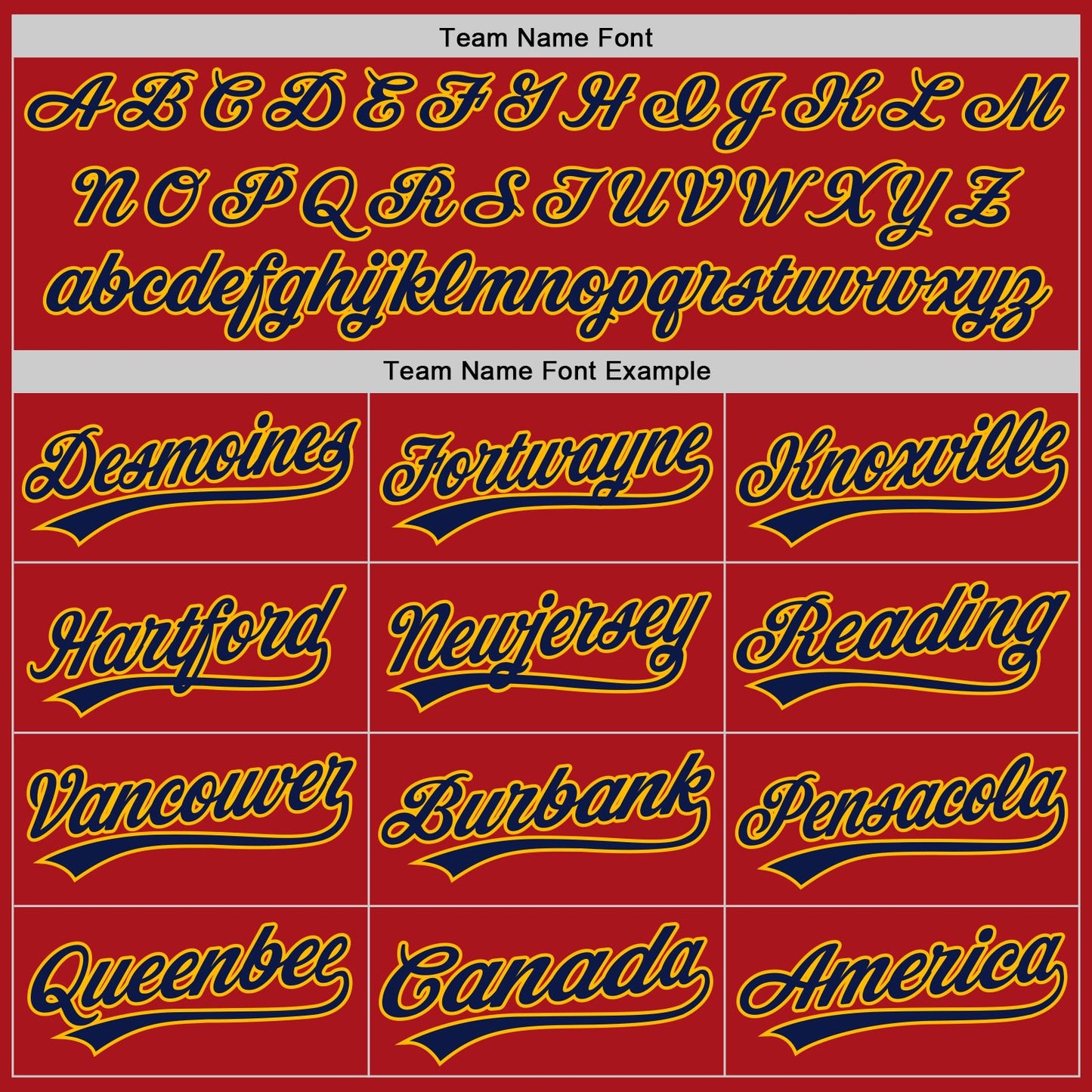 Custom Red Navy-Gold Authentic Baseball Jersey view 4