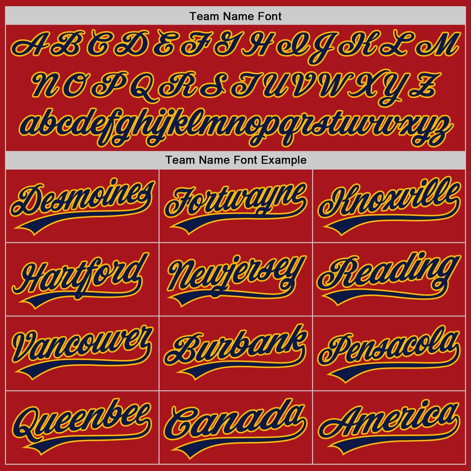 Custom Red Navy-Gold Authentic Baseball Jersey view 4