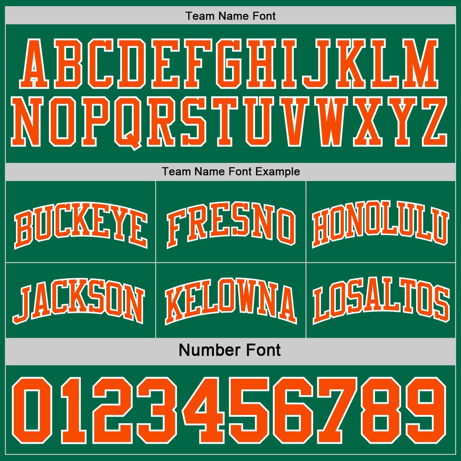 Custom Reversible Kelly Green Orange-White Double Side Sublimation Basketball Set Jersey view 6