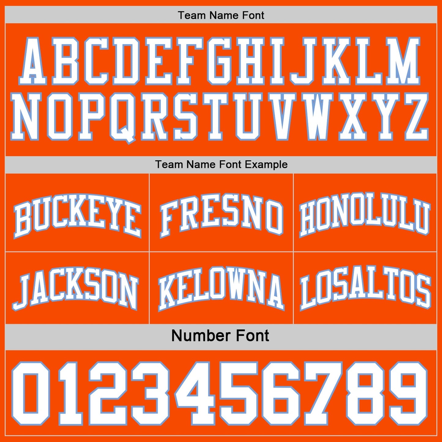 Custom Reversible Orange White-Light Blue Double Side Sublimation Basketball Set Jersey view 6