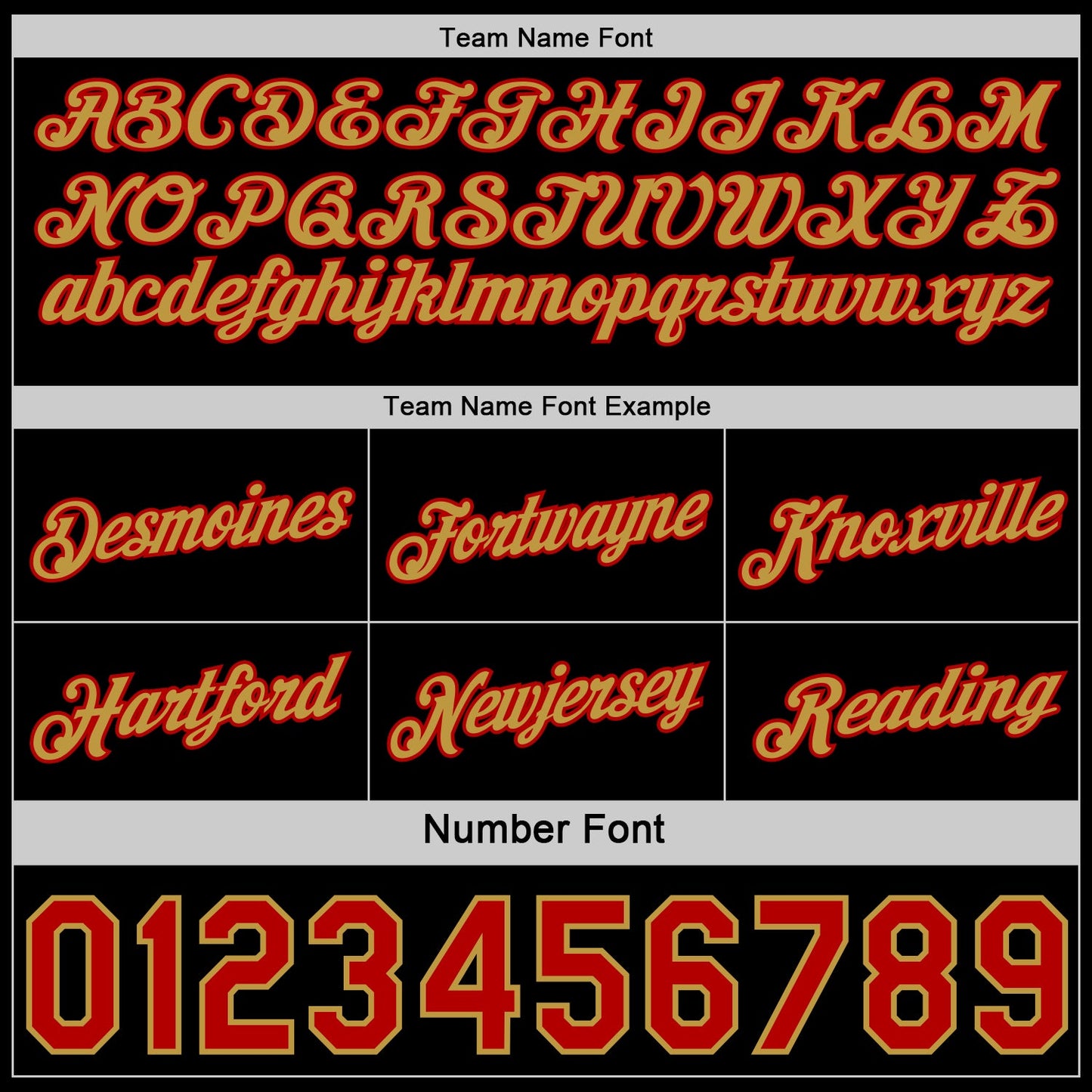 Custom Reversible Black Red-Old Gold Double Side Star Sublimation Basketball Set Jersey view 6