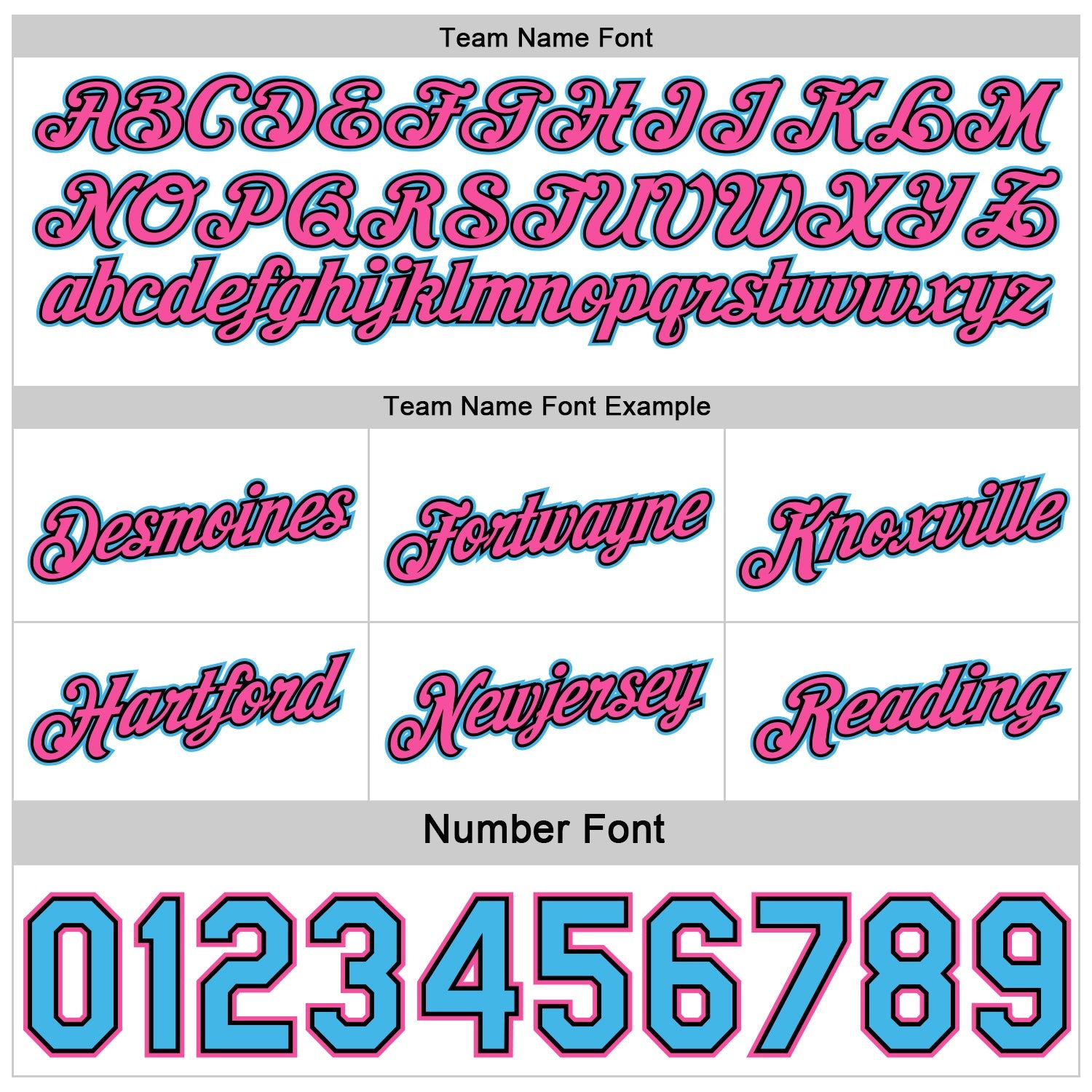 Custom Reversible Black Pink-Sky Blue Double Side Star Sublimation Basketball Set Jersey view 7