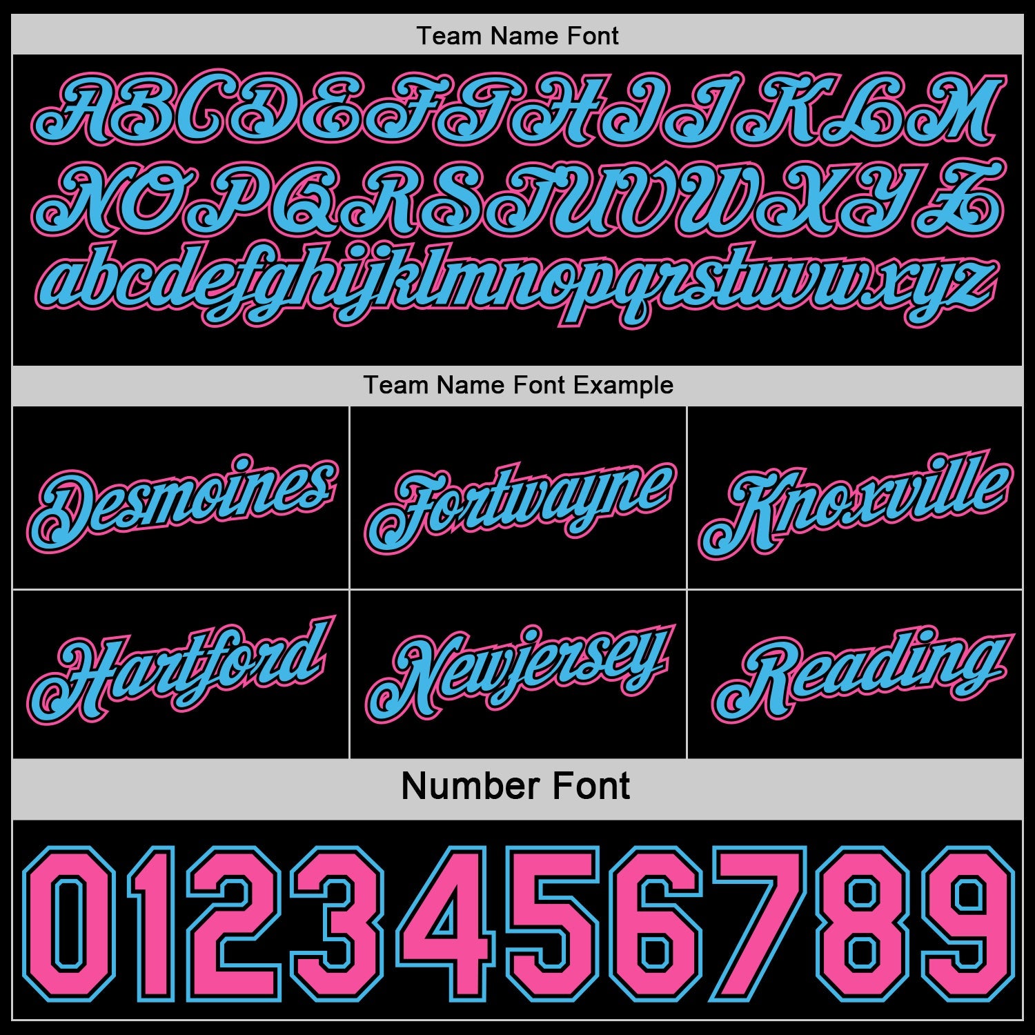 Custom Reversible Black Pink-Sky Blue Double Side Star Sublimation Basketball Set Jersey view 6