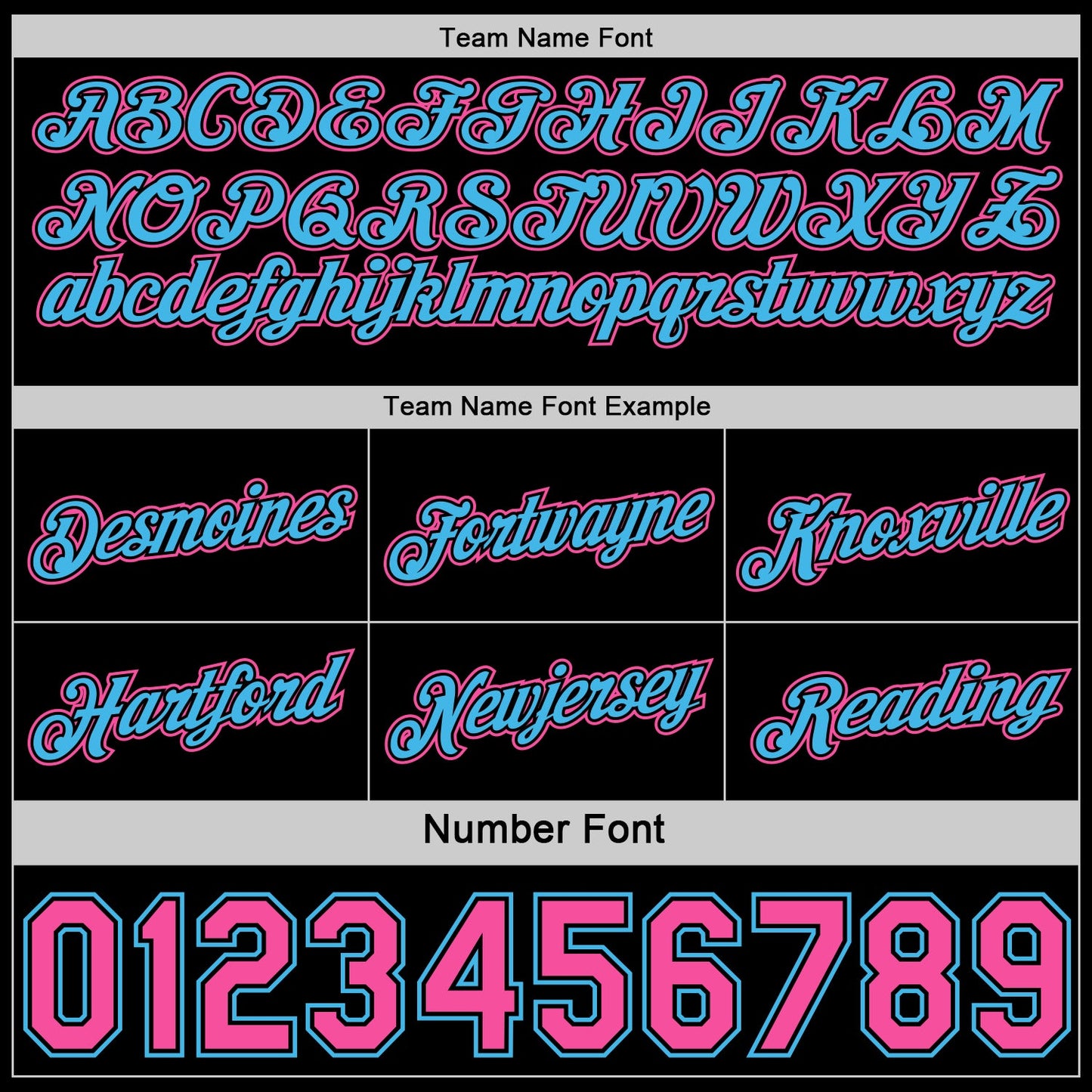 Custom Reversible Black Pink-Sky Blue Double Side Star Sublimation Basketball Set Jersey view 6