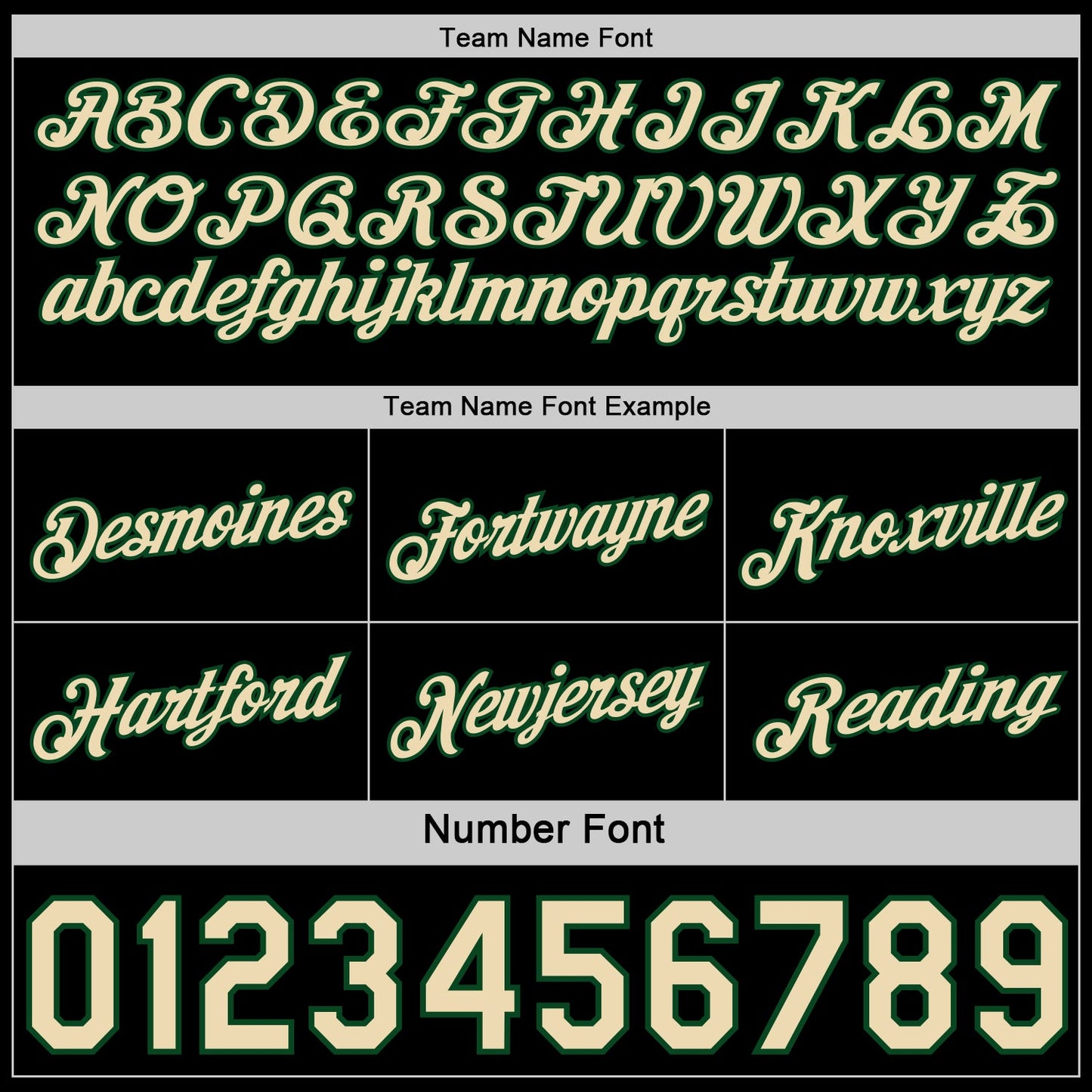 Custom Reversible Black Cream-Green Double Side Star Sublimation Basketball Set Jersey view 6