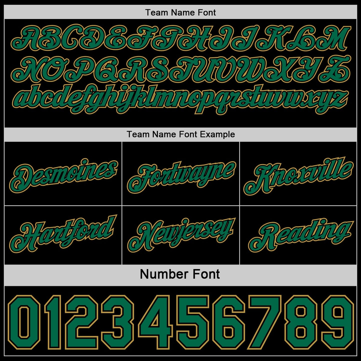 Custom Reversible Black Kelly Green-Old Gold Double Side Star Sublimation Basketball Set Jersey view 6