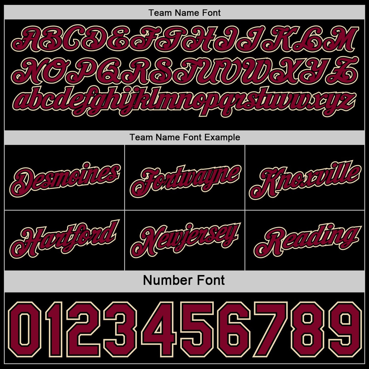 Custom Reversible Black Crimson-Cream Double Side Star Sublimation Basketball Set Jersey view 6
