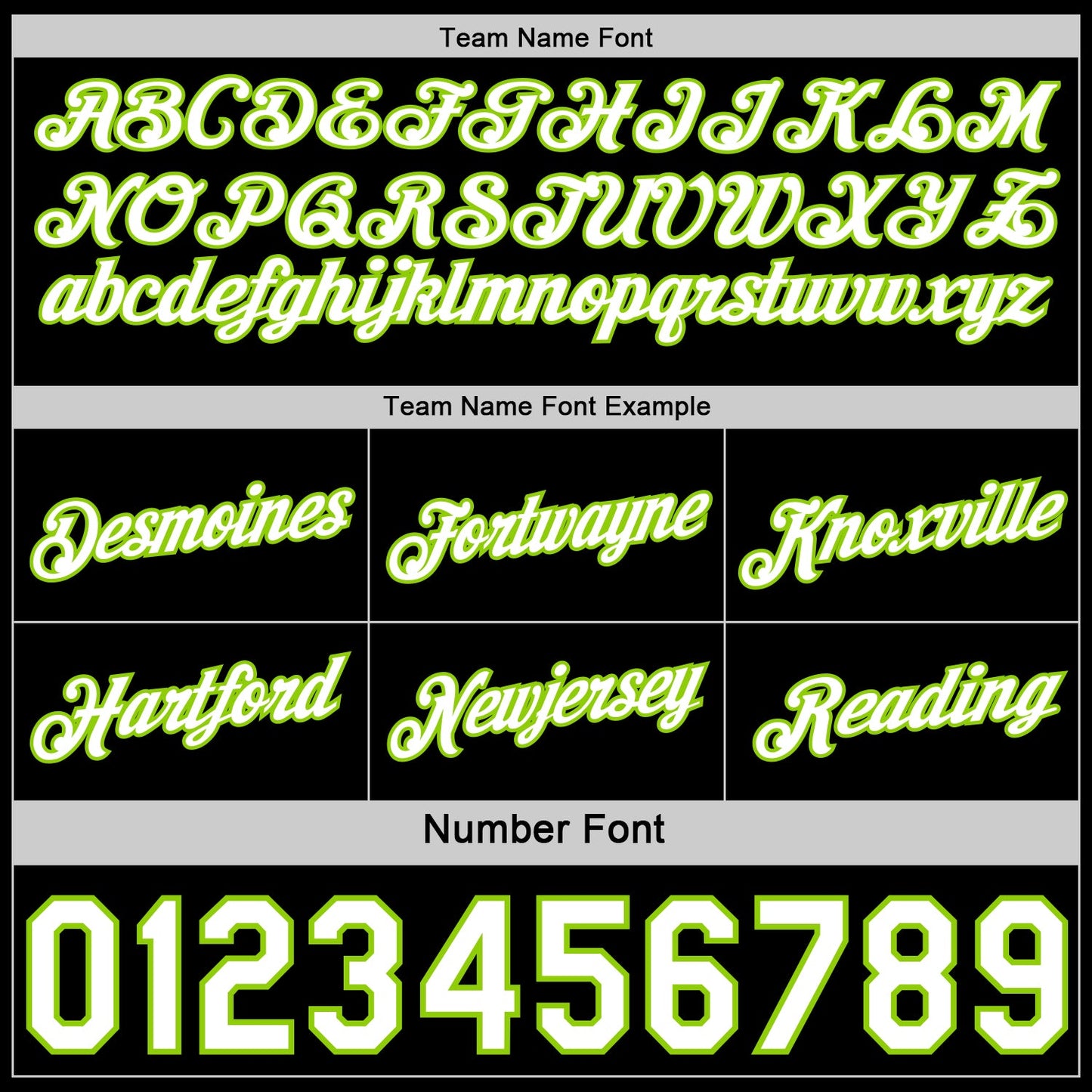Custom Reversible Black White-Neon Green Double Side Star Sublimation Basketball Set Jersey view 6