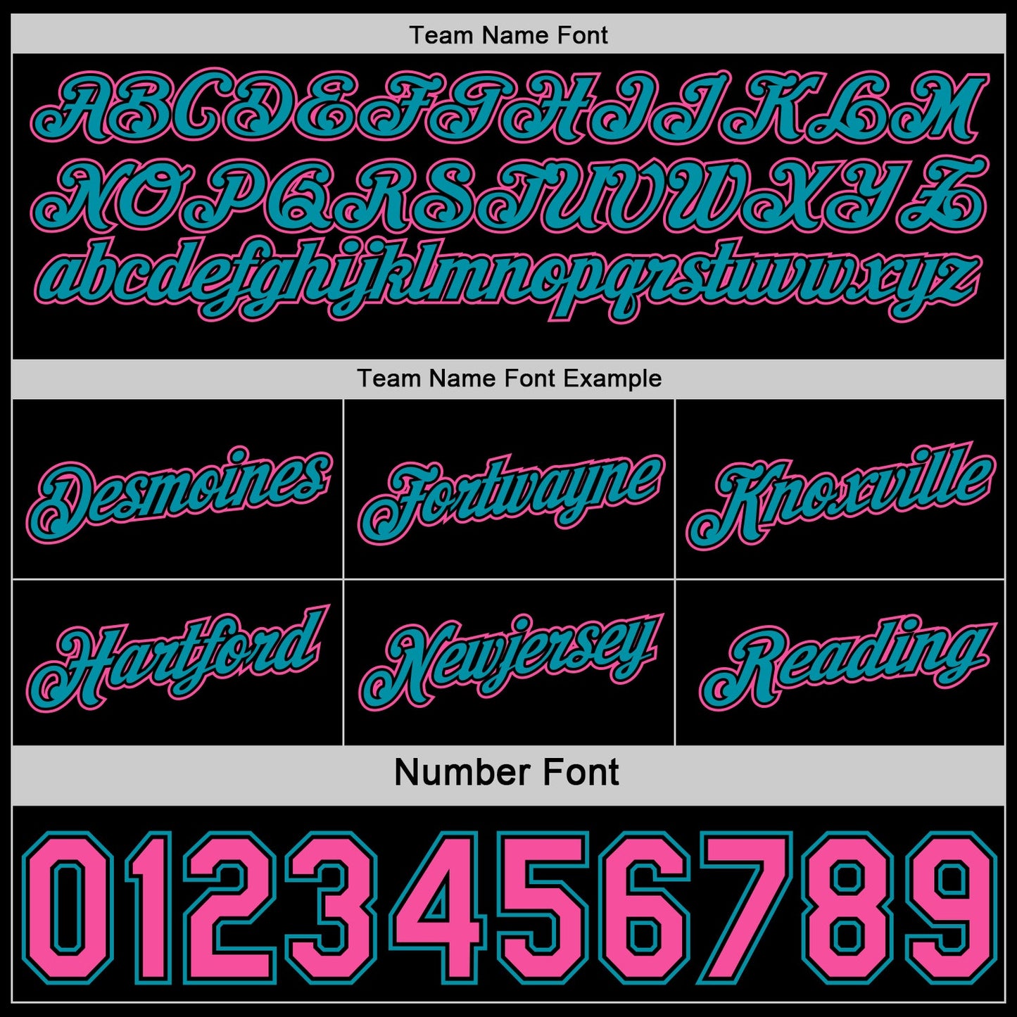 Custom Reversible Black Pink-Teal Double Side Star Sublimation Basketball Set Jersey view 6