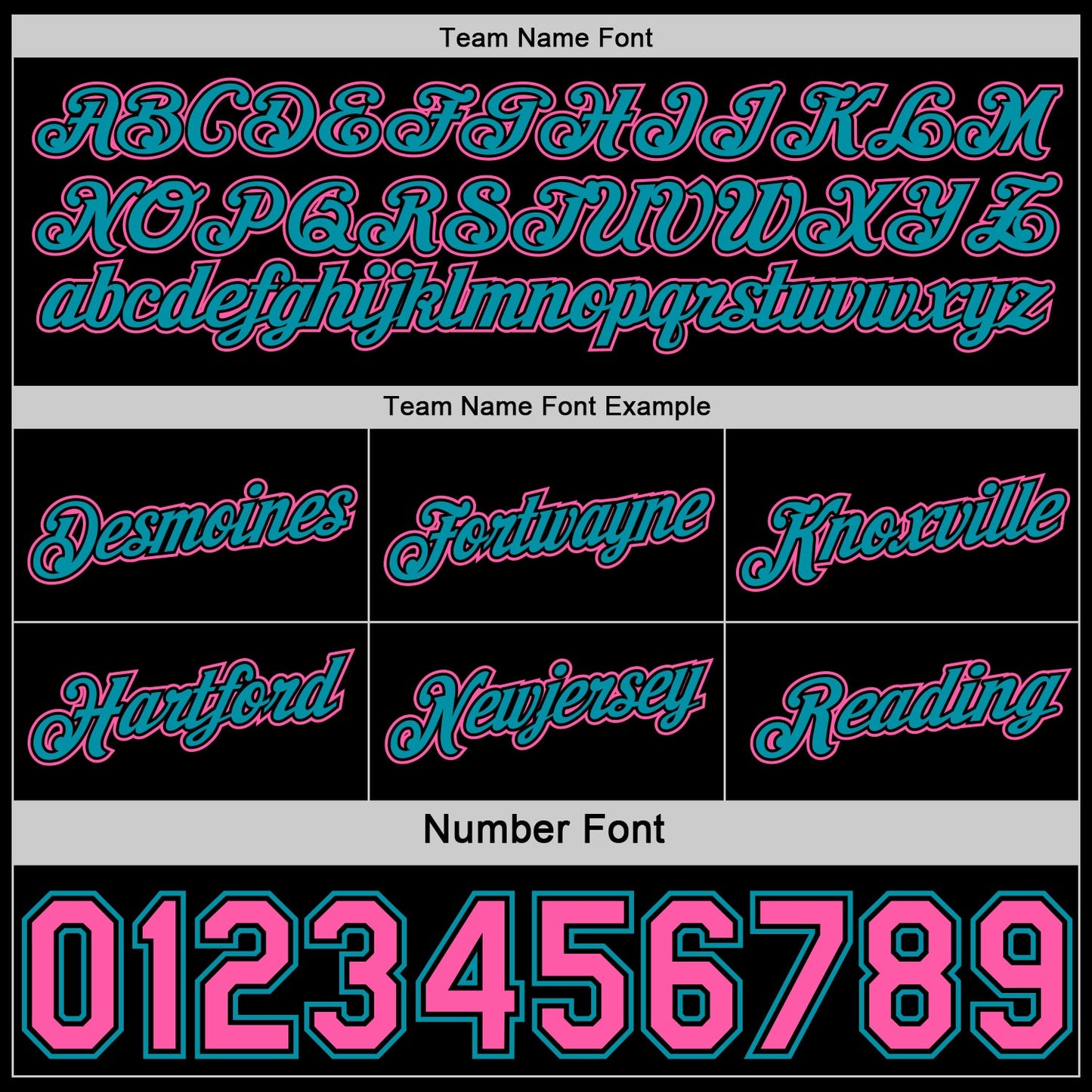 Custom Reversible Black Pink-Teal Double Side Star Sublimation Basketball Set Jersey view 6