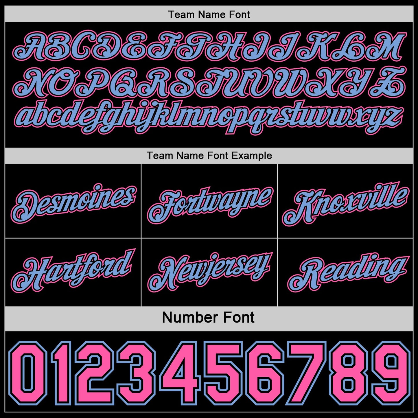 Custom Reversible Black Pink-Lakes Blue Double Side Star Sublimation Basketball Set Jersey view 6