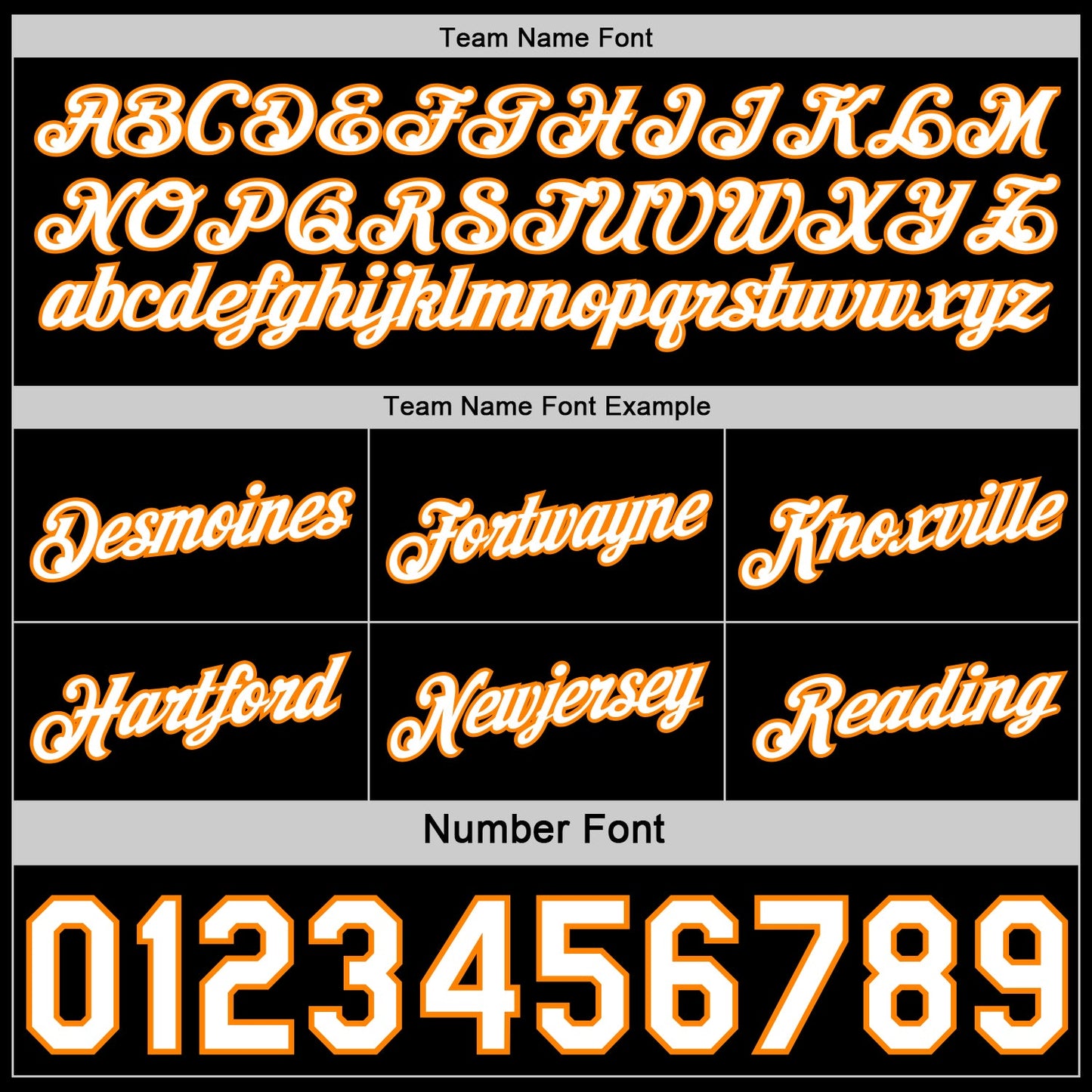 Custom Reversible Black White-Bay Orange Double Side Star Sublimation Basketball Set Jersey view 6