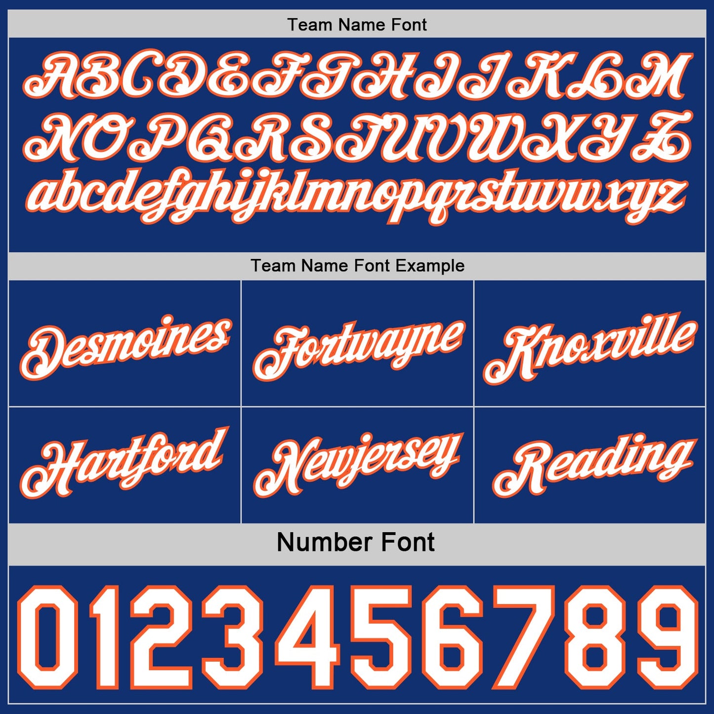 Custom Reversible Royal White-Orange Double Side Star Sublimation Basketball Set Jersey view 6