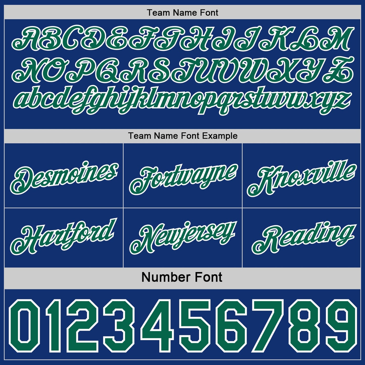 Custom Reversible Royal Kelly Green-White Double Side Star Sublimation Basketball Set Jersey view 6