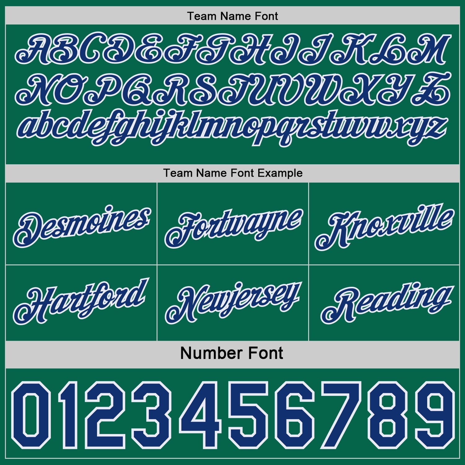 Custom Reversible Royal Kelly Green-White Double Side Star Sublimation Basketball Set Jersey view 7