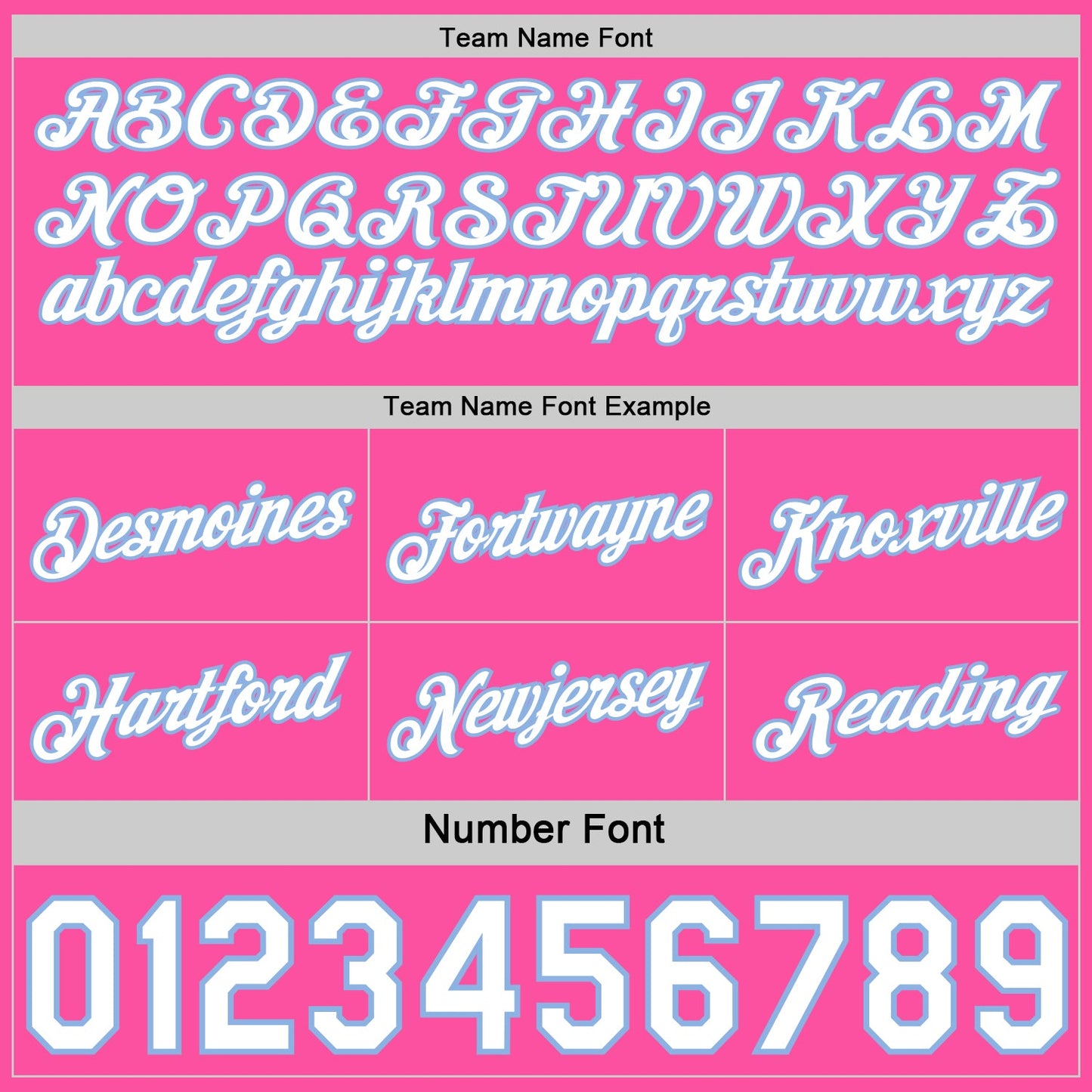 Custom Reversible Pink White-Light Blue Double Side Star Sublimation Basketball Set Jersey view 6
