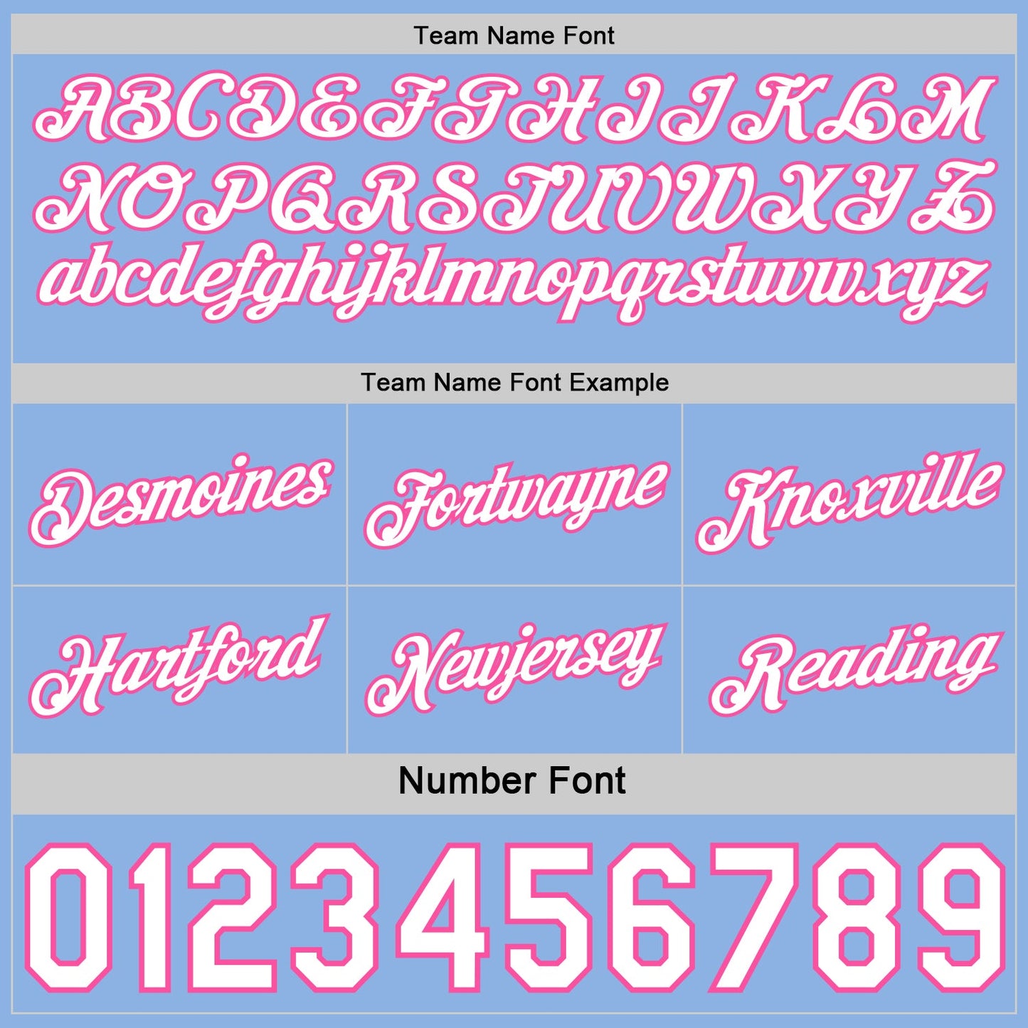 Custom Reversible Pink White-Light Blue Double Side Star Sublimation Basketball Set Jersey view 7