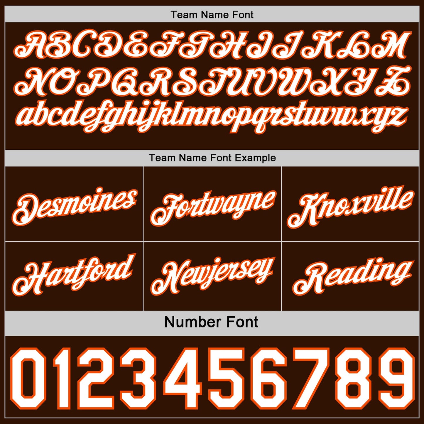 Custom Reversible Brown White-Orange Double Side Star Sublimation Basketball Set Jersey view 6
