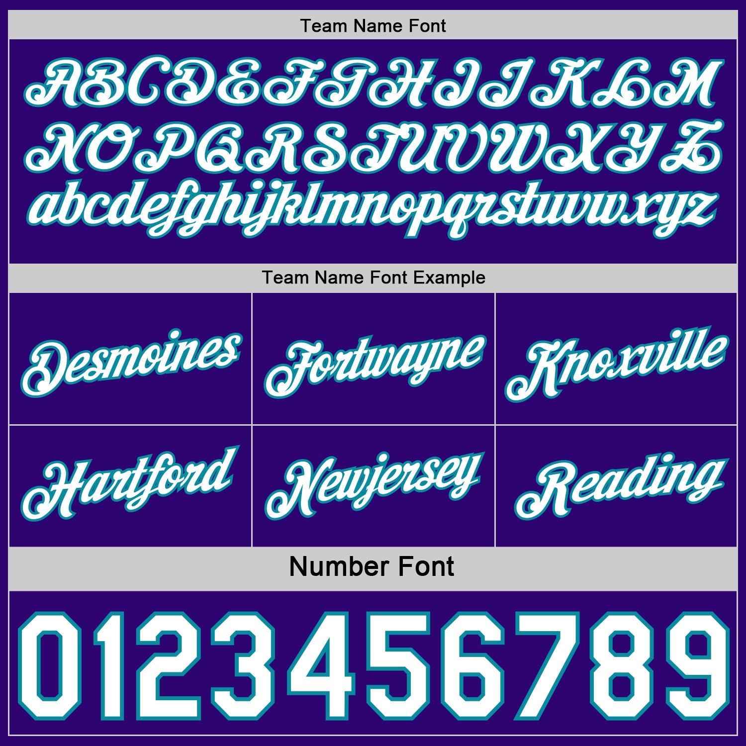 Custom Reversible Purple White-Teal Double Side Star Sublimation Basketball Set Jersey view 6
