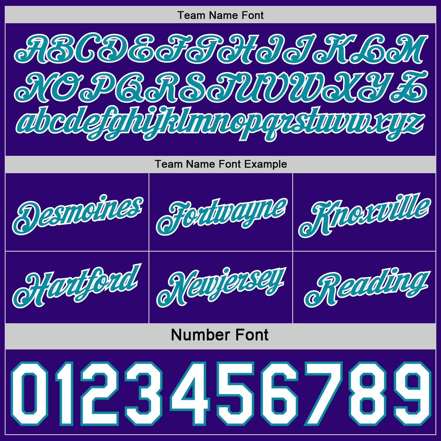 Custom Reversible Purple White-Teal Double Side Star Sublimation Basketball Set Jersey view 6