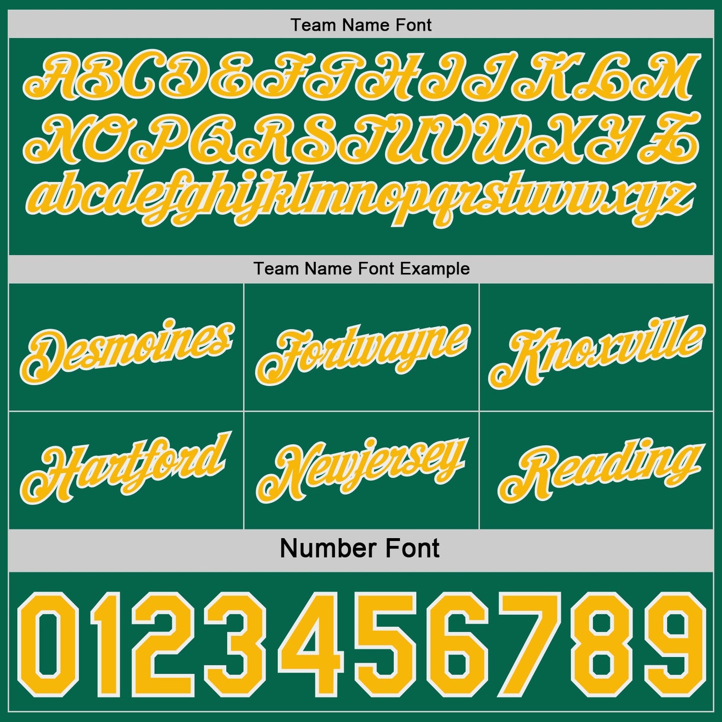 Custom Reversible Kelly Green Gold-White Double Side Star Sublimation Basketball Set Jersey view 6