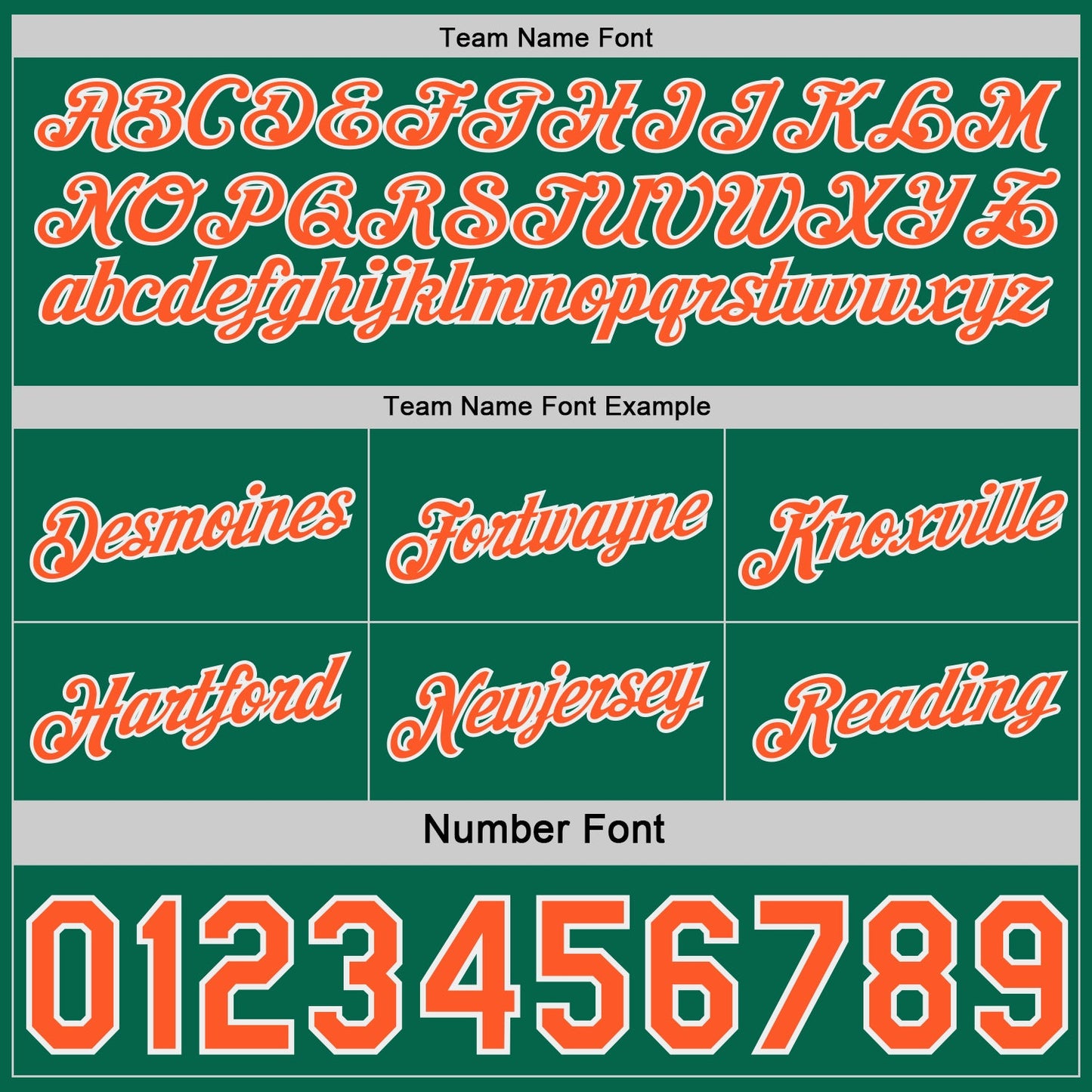 Custom Reversible Kelly Green Orange-White Double Side Star Sublimation Basketball Set Jersey view 6