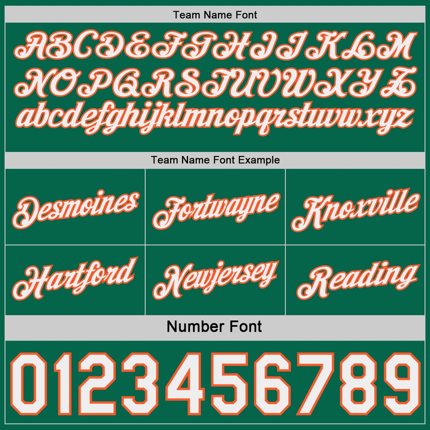 Custom Reversible Kelly Green White-Orange Double Side Star Sublimation Basketball Set Jersey view 6