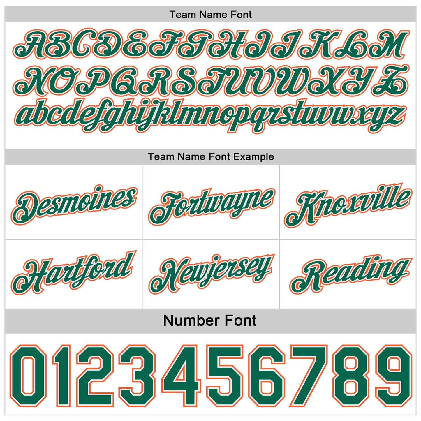 Custom Reversible Kelly Green White-Orange Double Side Star Sublimation Basketball Set Jersey view 7