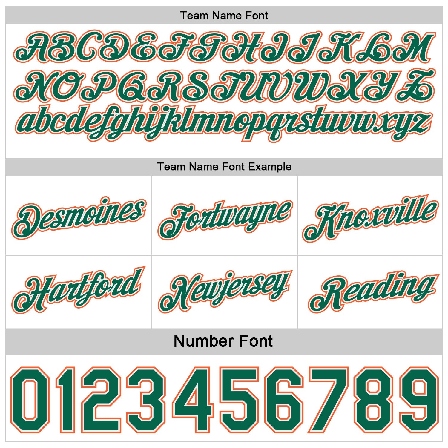 Custom Reversible Kelly Green White-Orange Double Side Star Sublimation Basketball Set Jersey view 7