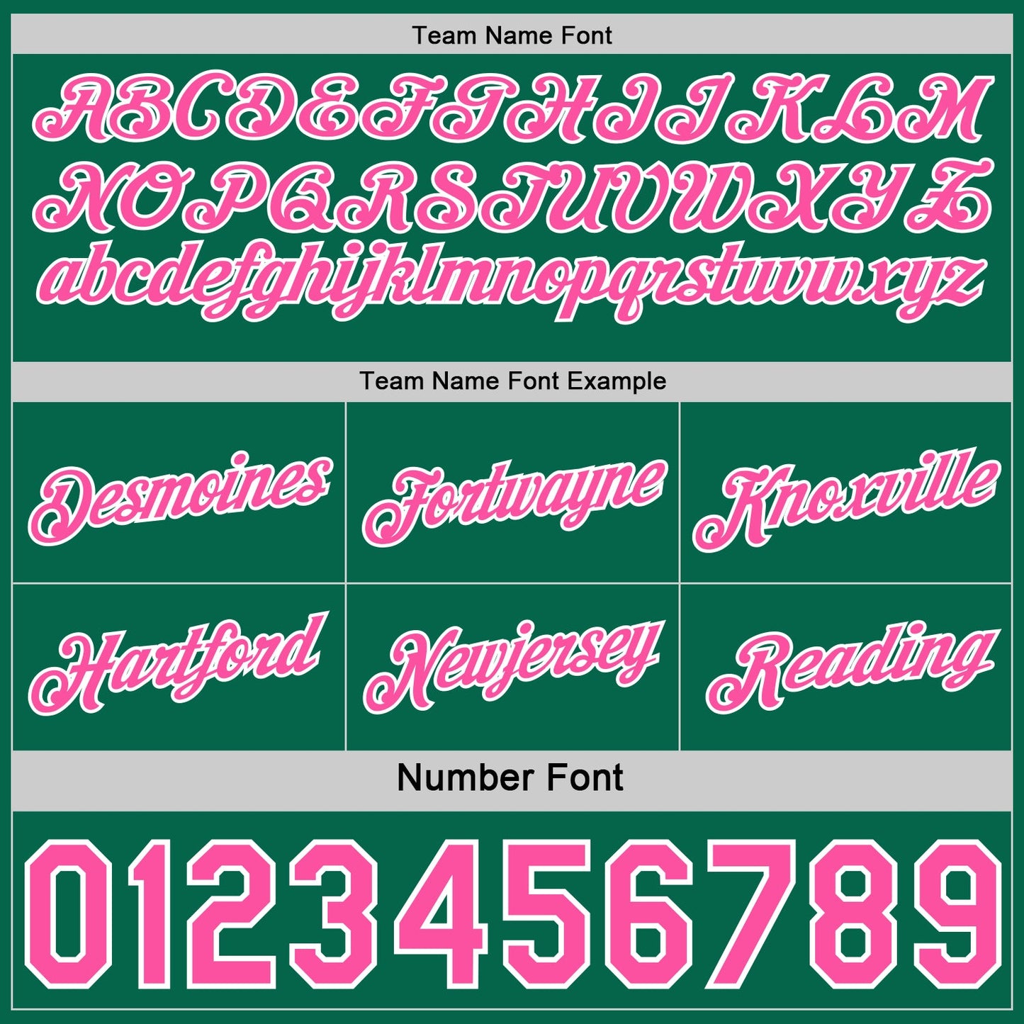 Custom Reversible Kelly Green Pink-White Double Side Star Sublimation Basketball Set Jersey view 6