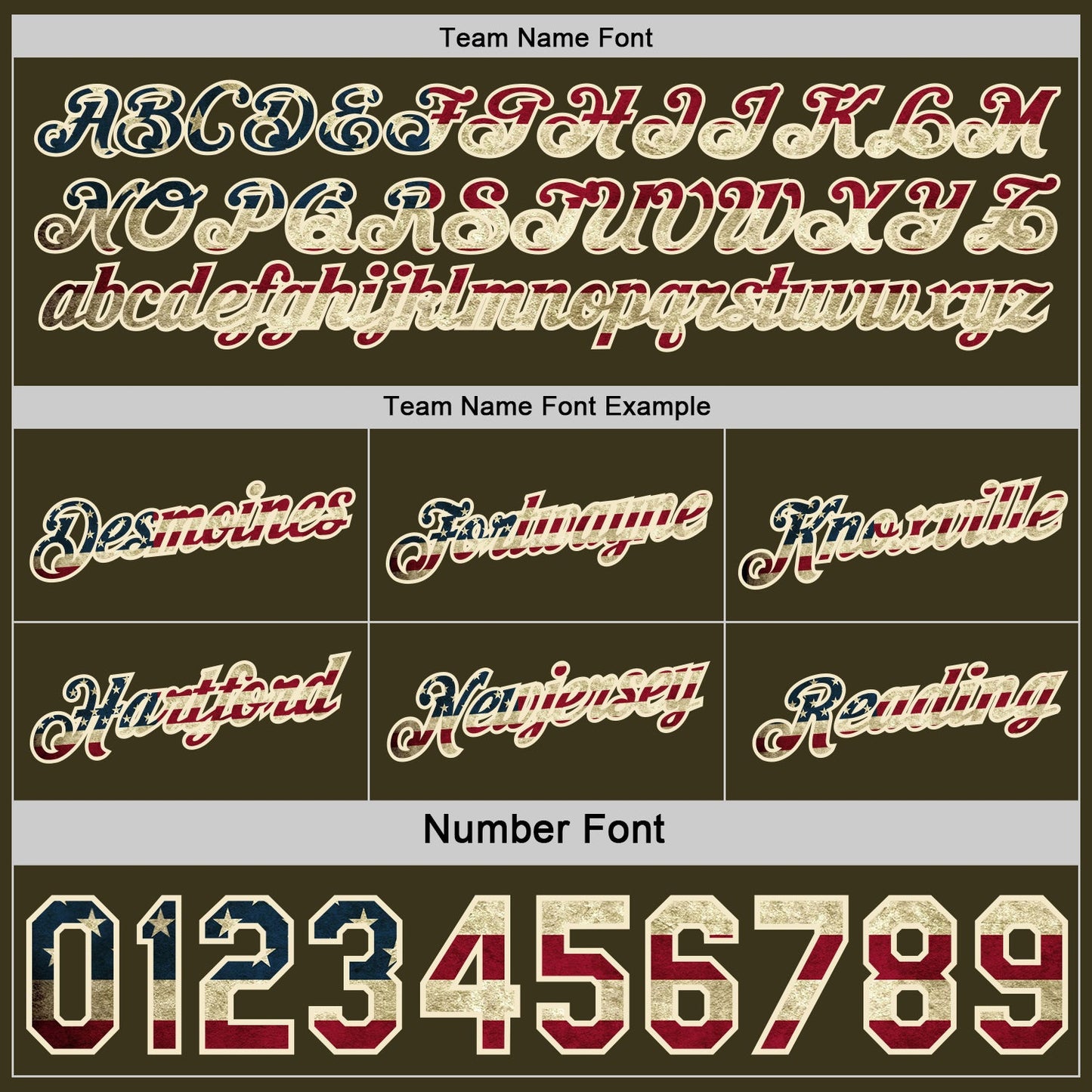 Custom Reversible Olive Vintage USA Flag-Cream Double Side Star Sublimation Basketball Set Jersey view 6