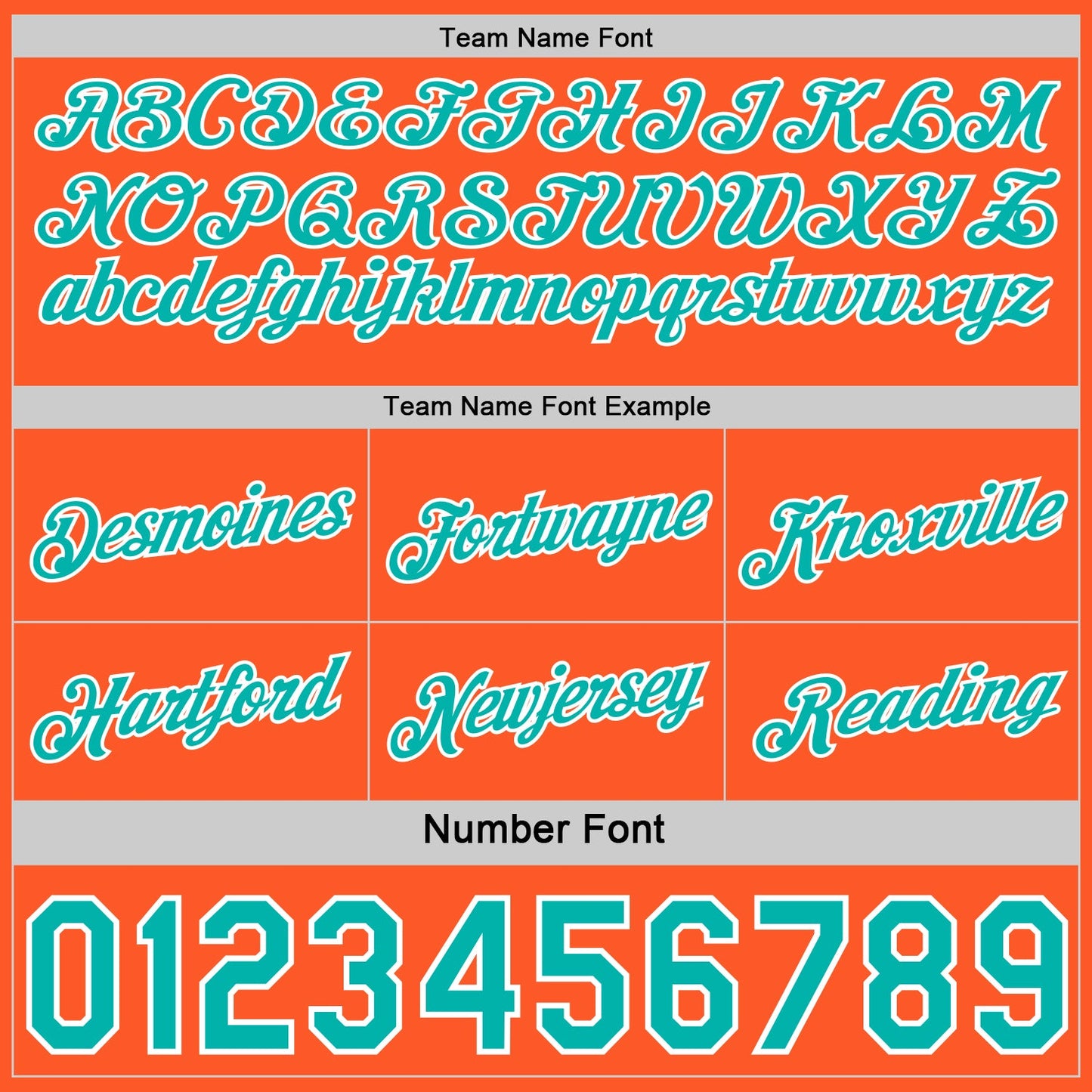 Custom Reversible Orange Aqua-White Double Side Star Sublimation Basketball Set Jersey view 6