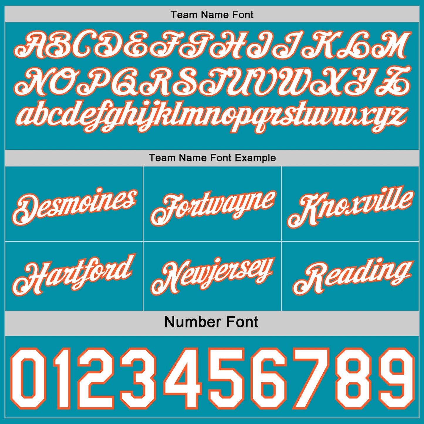 Custom Reversible Teal White-Orange Double Side Star Sublimation Basketball Set Jersey view 6