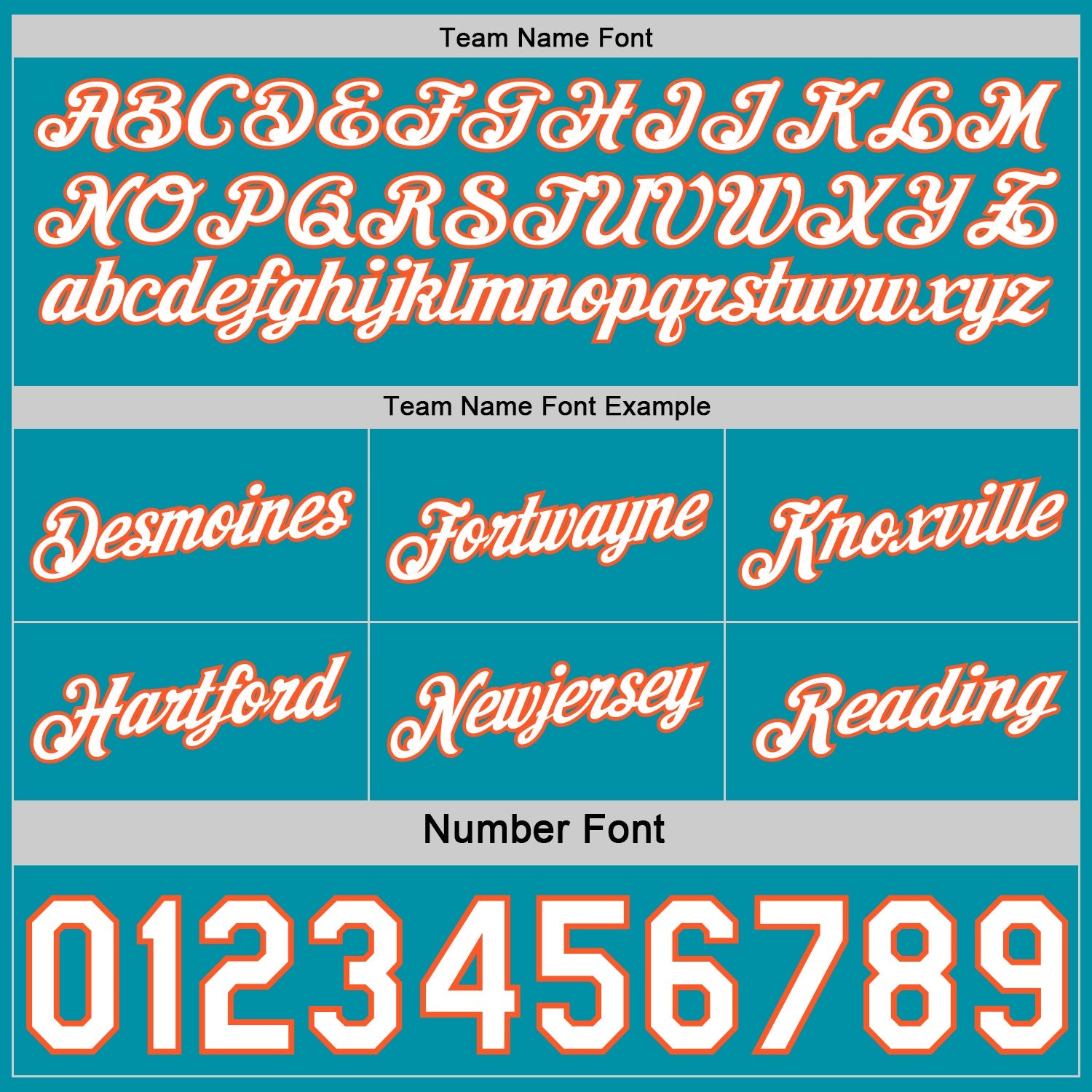 Custom Reversible Teal White-Orange Double Side Star Sublimation Basketball Set Jersey view 6