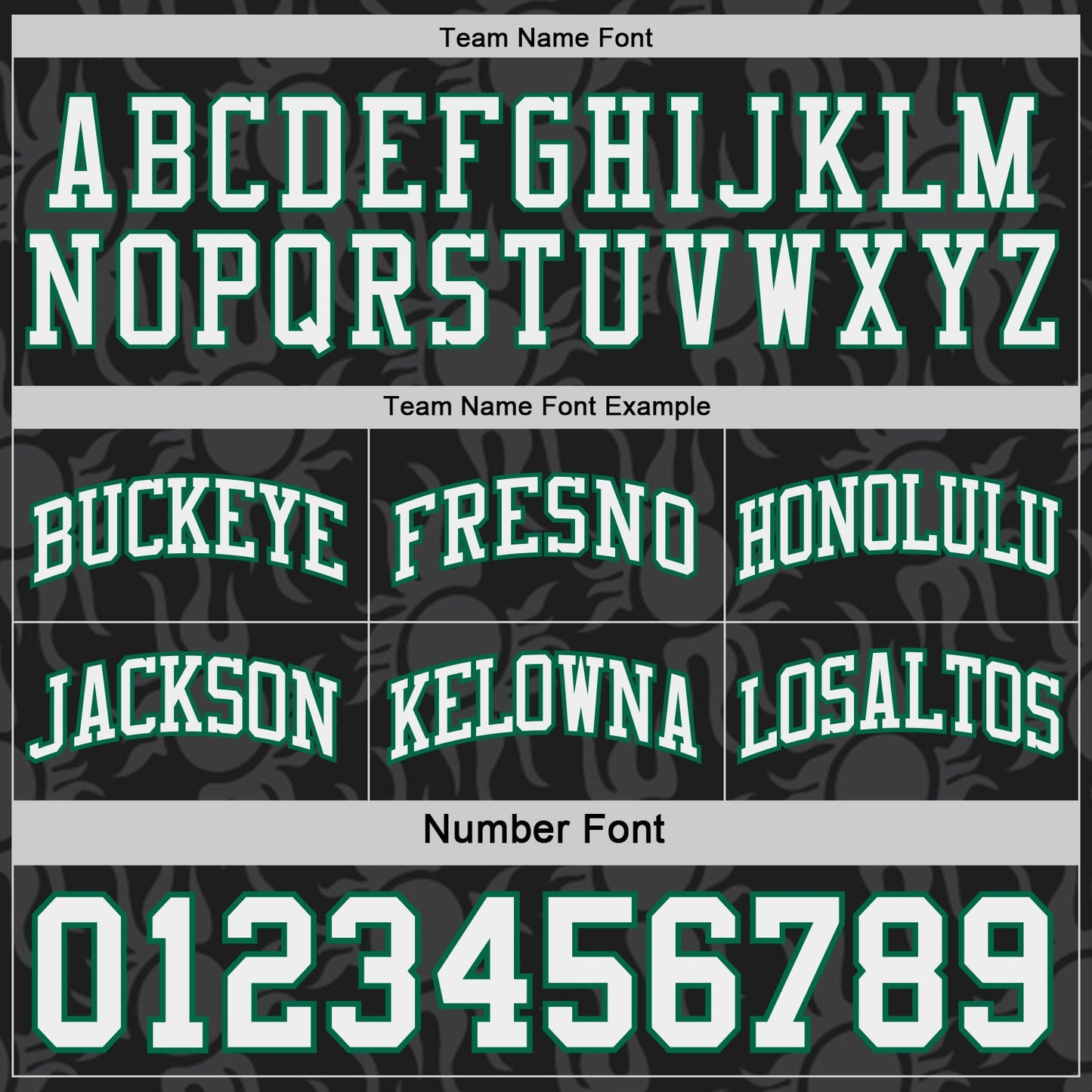Custom Black White-Kelly Green Side Panel Stripe Sun Flame Reversible Double Side Sublimation Basketball Set Jersey view 4