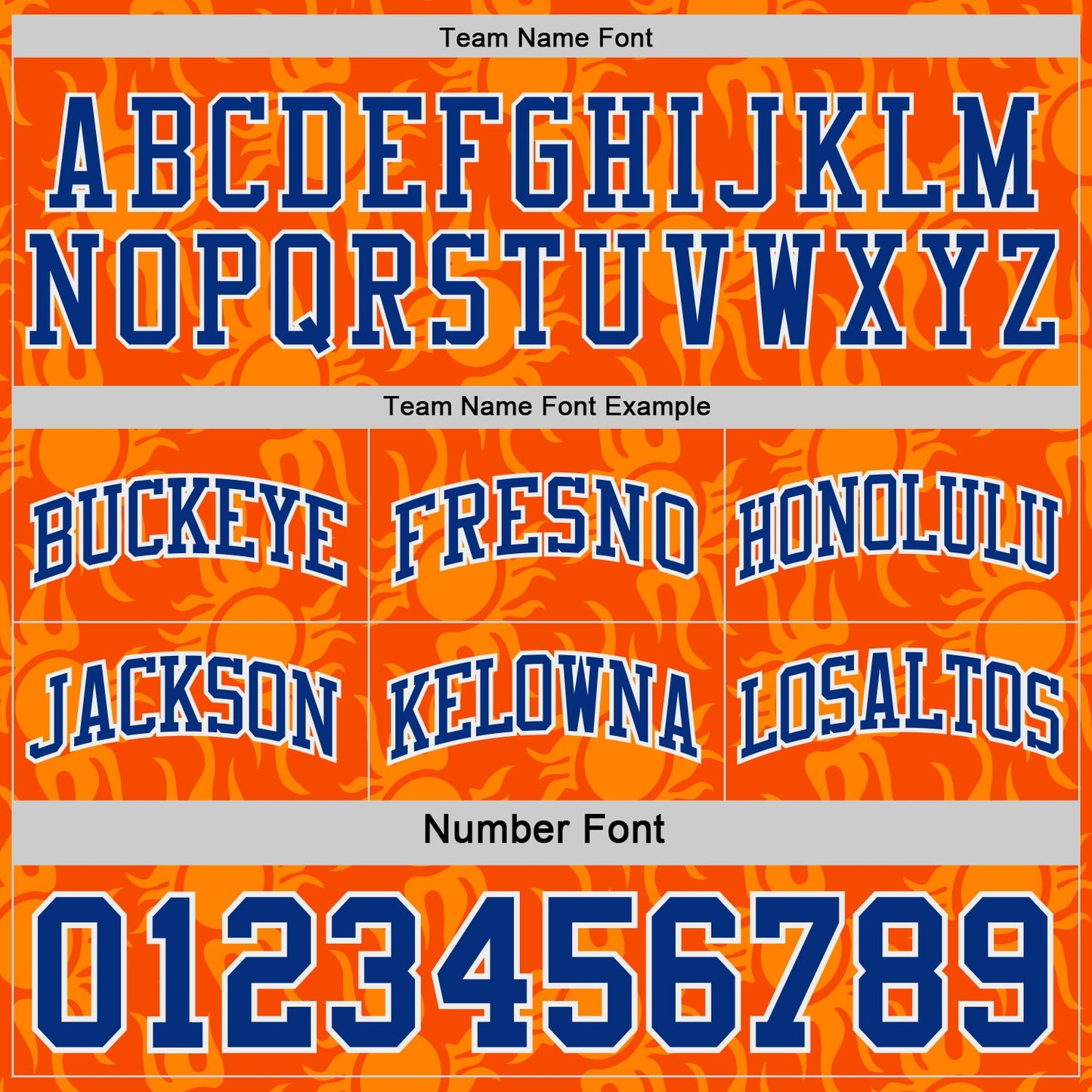 Custom Royal Orange-White Side Panel Stripe Sun Flame Reversible Double Side Sublimation Basketball Set Jersey view 5
