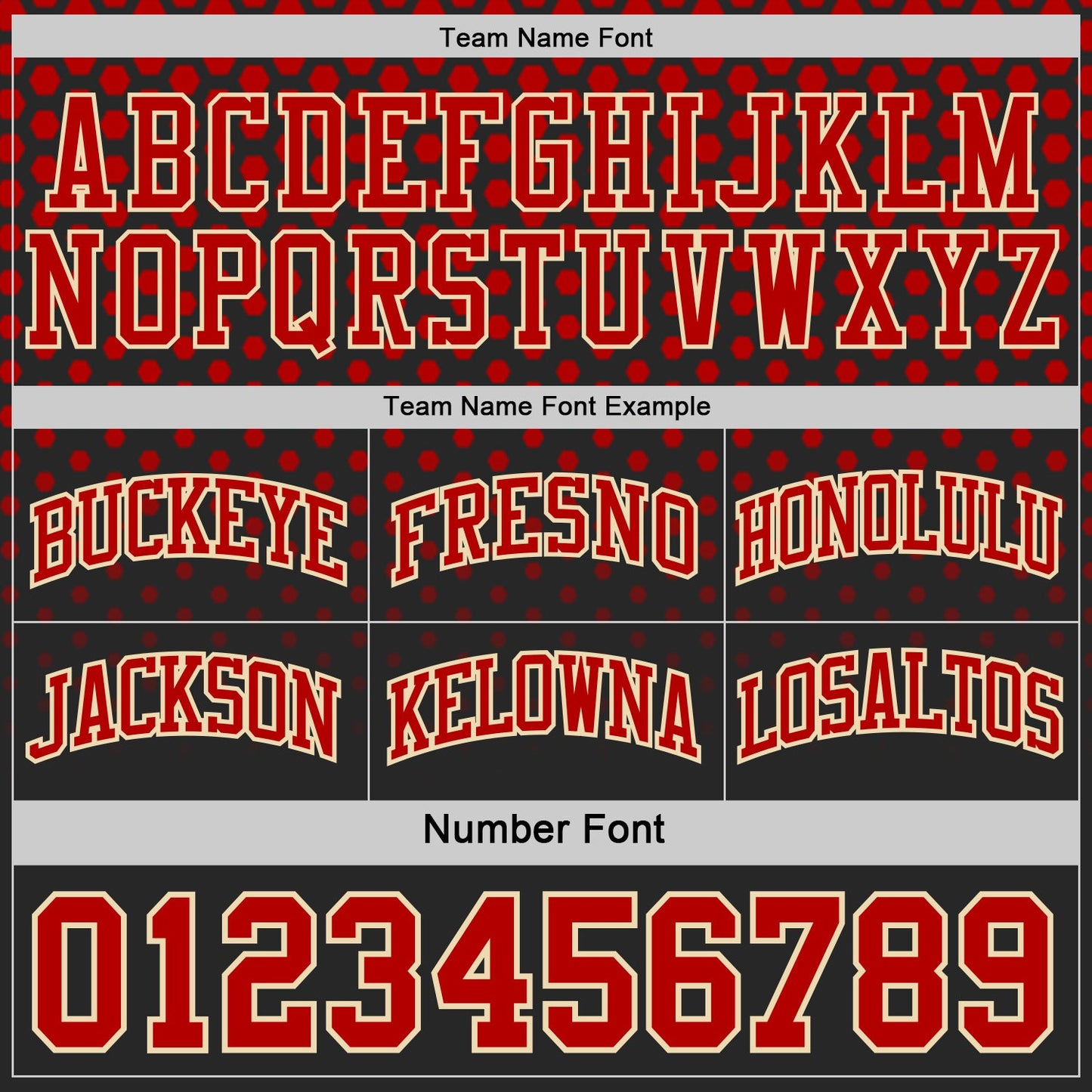 Custom Black Red-Cream Side Panel Stripe Gradient Geometric Honeycomb Reversible Double Side Sublimation Basketball Set Jersey view 4