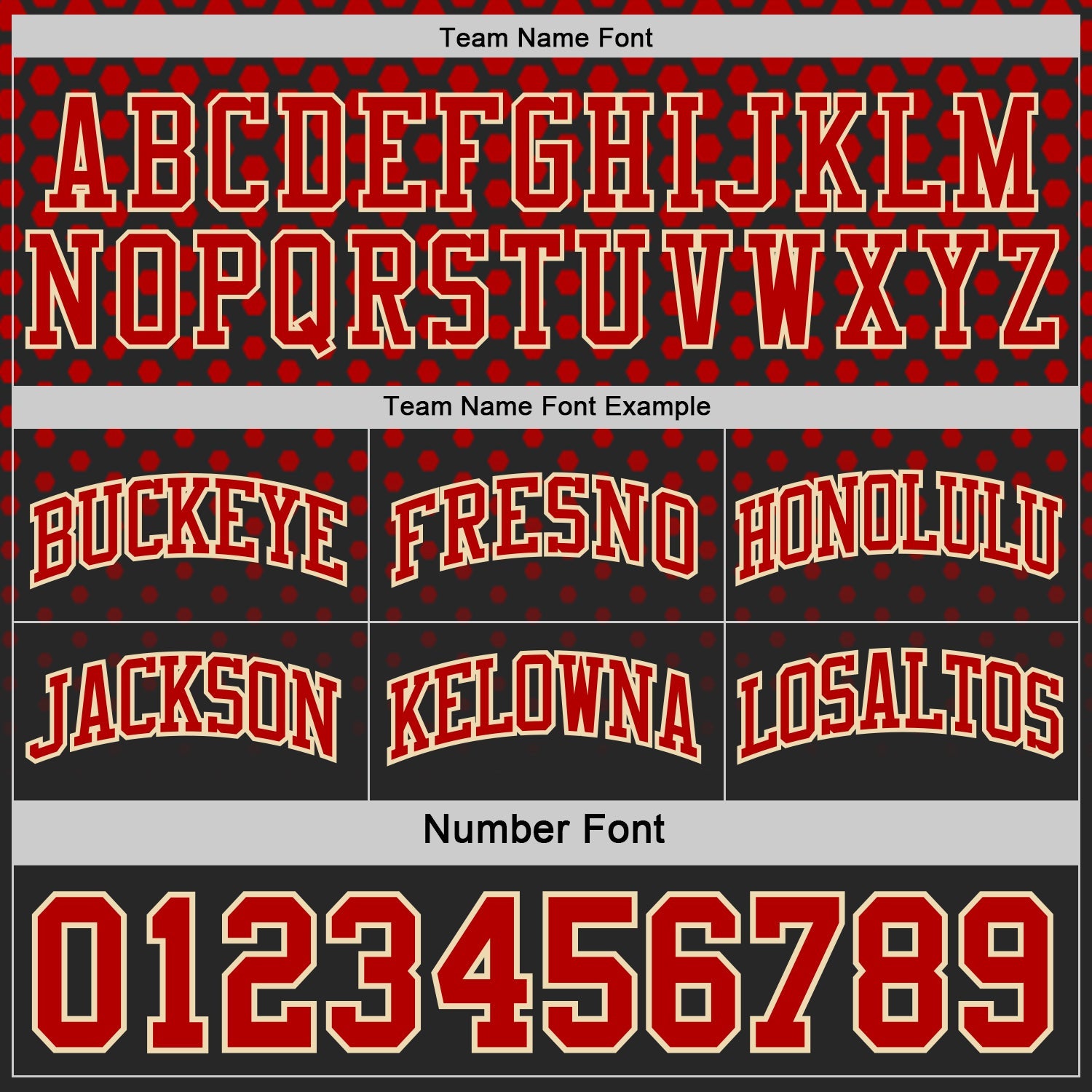 Custom Black Red-Cream Side Panel Stripe Gradient Geometric Honeycomb Reversible Double Side Sublimation Basketball Set Jersey view 4