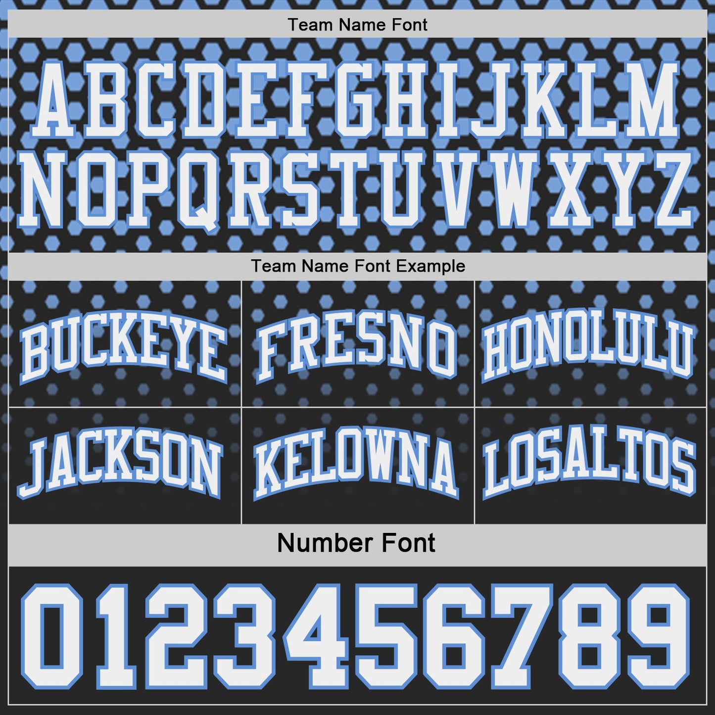 Custom Black White-Light Blue Side Panel Stripe Gradient Geometric Honeycomb Reversible Double Side Sublimation Basketball Set Jersey view 4