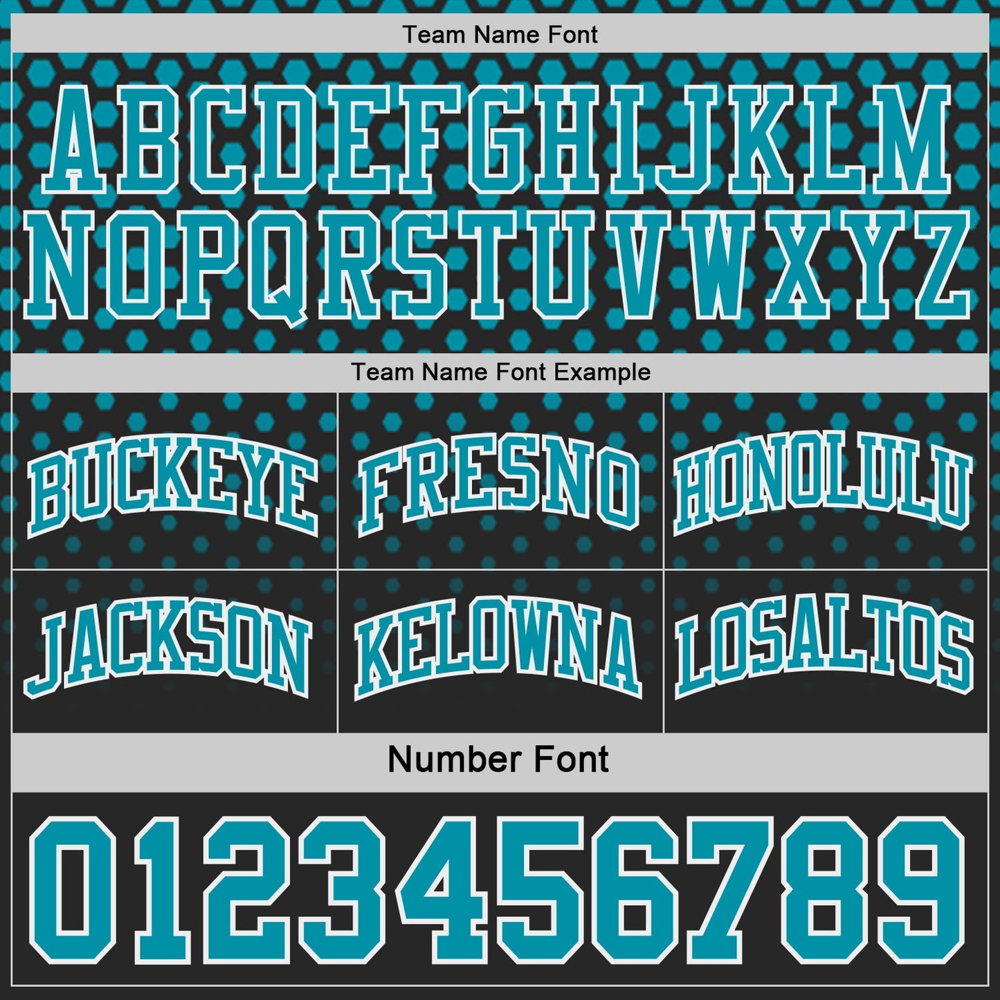 Custom Black Teal White Side Panel Stripe Gradient Geometric Honeycomb Reversible Double Side Sublimation Basketball Set Jersey view 4