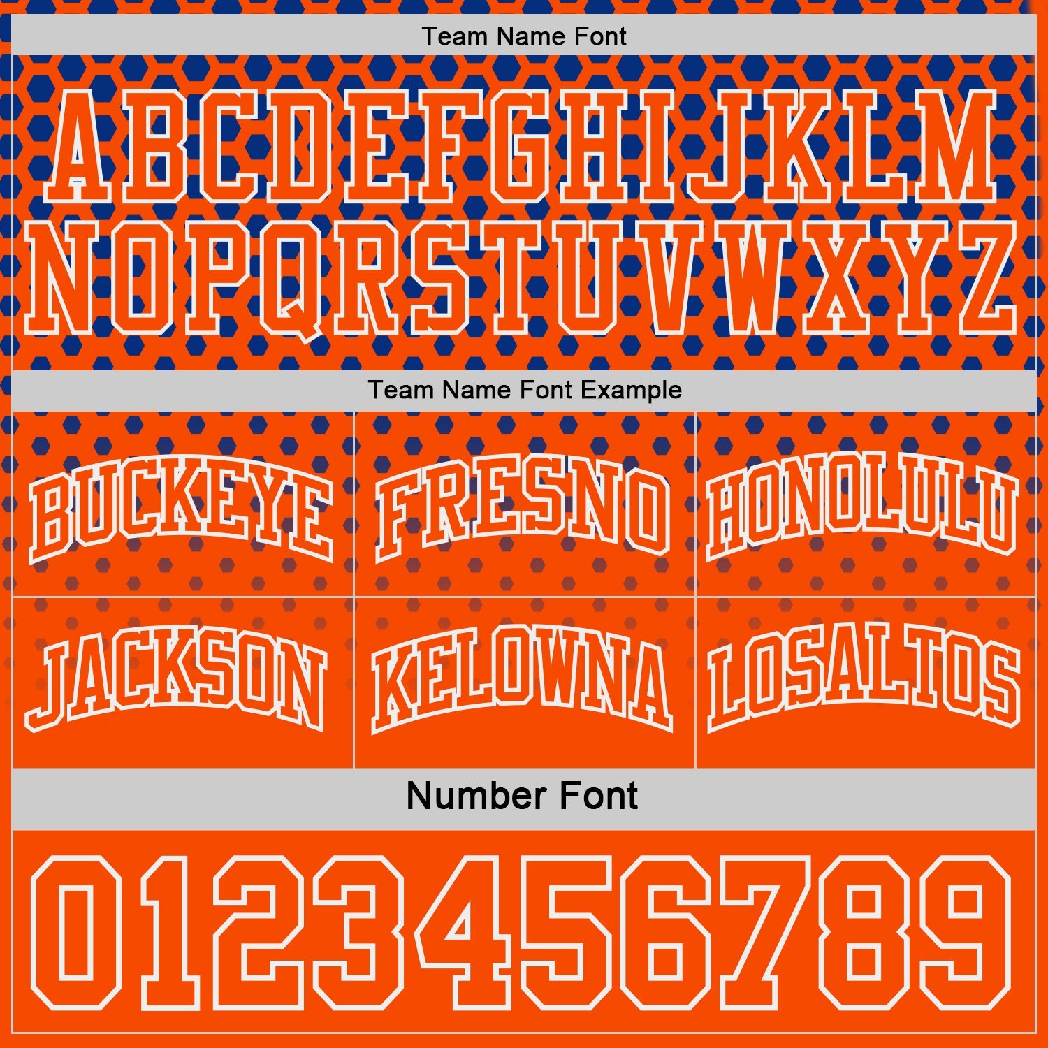Custom Royal Orange-White Side Panel Stripe Gradient Geometric Honeycomb Reversible Double Side Sublimation Basketball Set Jersey view 5