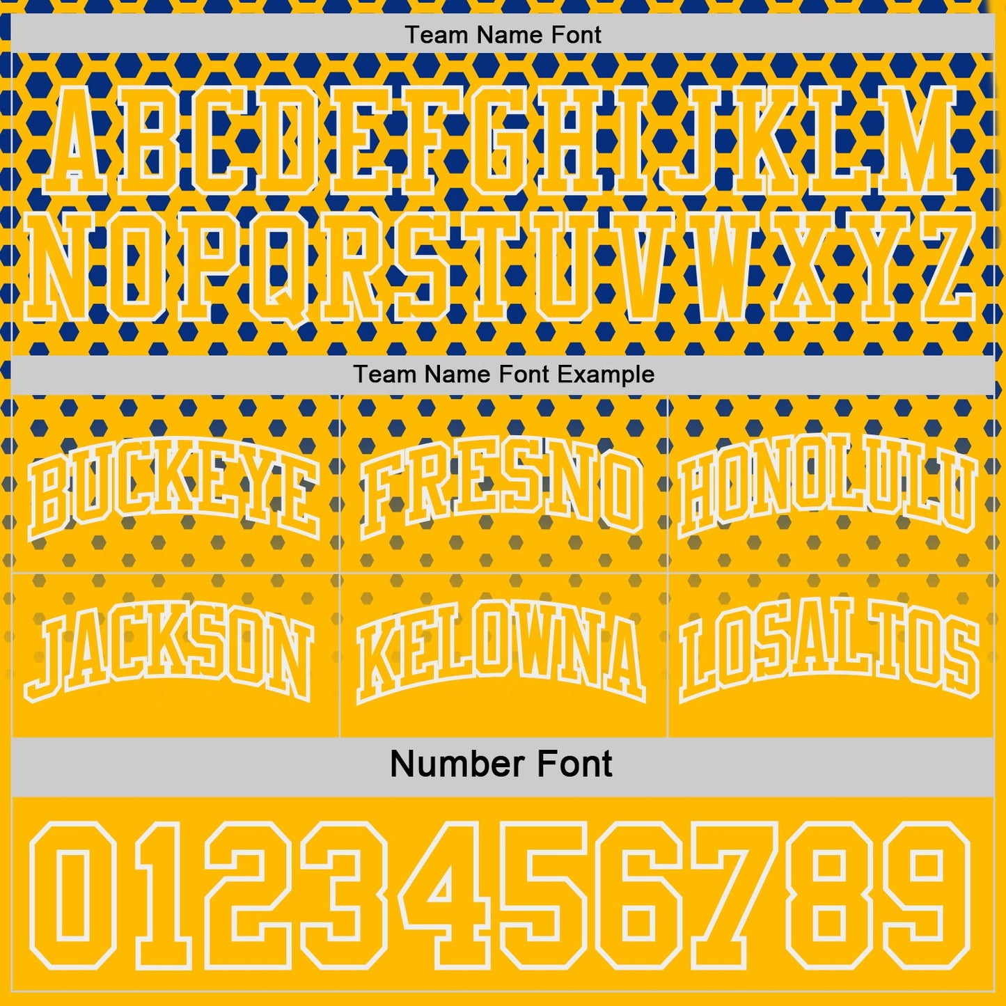 Custom Royal Gold-White Side Panel Stripe Gradient Geometric Honeycomb Reversible Double Side Sublimation Basketball Set Jersey view 5