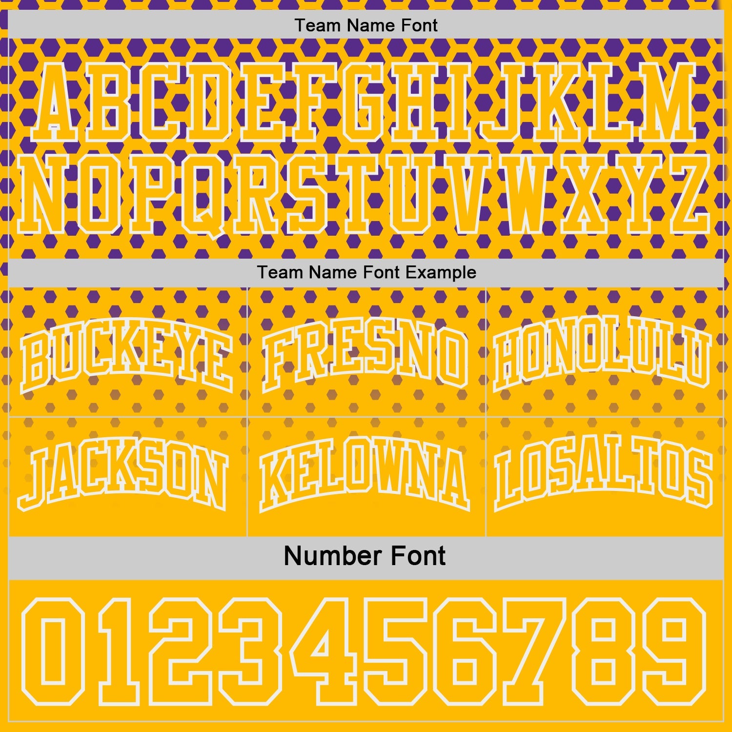 Custom Purple Gold-White Side Panel Stripe Gradient Geometric Honeycomb Reversible Double Side Sublimation Basketball Set Jersey view 5
