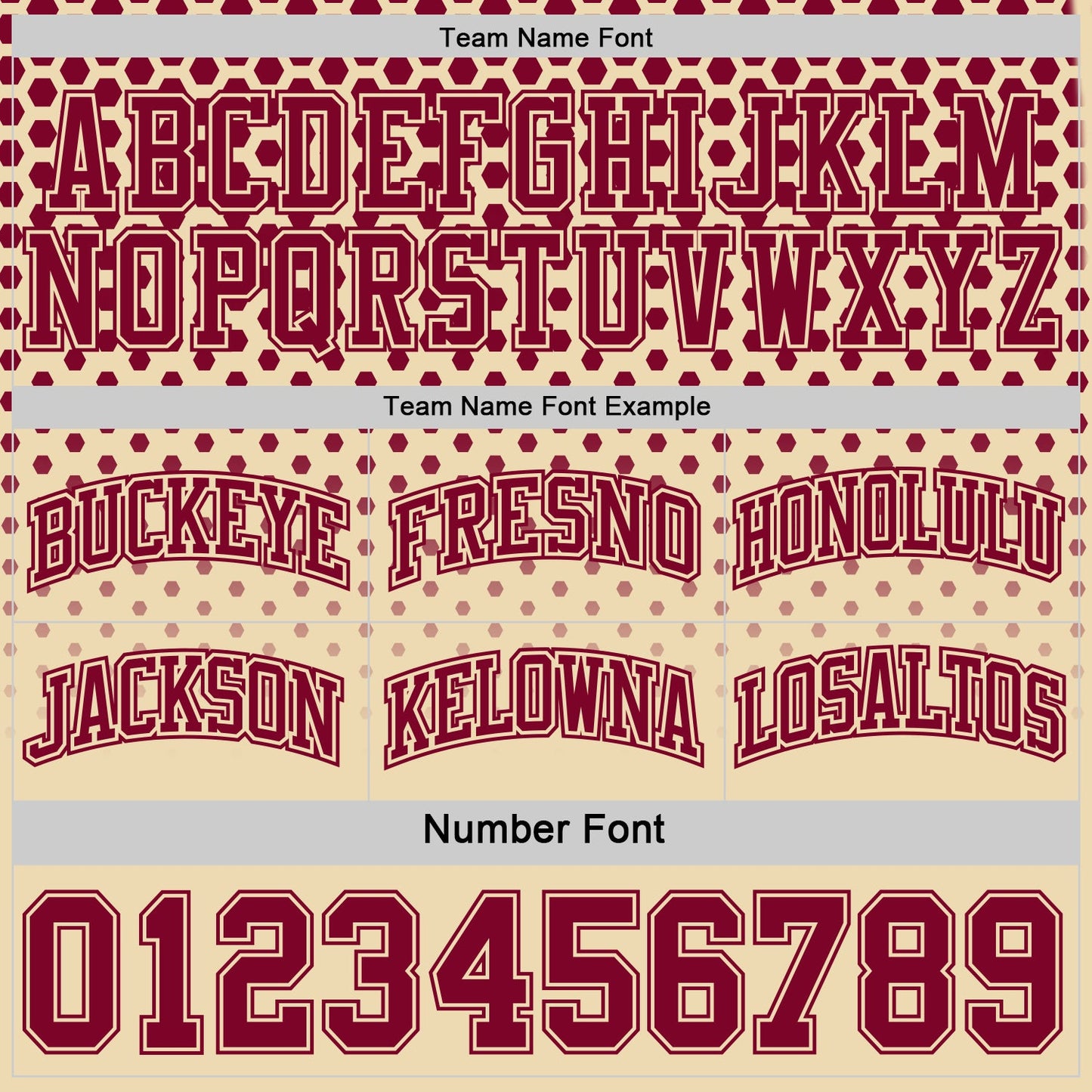 Custom Maroon-Cream Side Panel Stripe Gradient Geometric Honeycomb Reversible Double Side Sublimation Basketball Set Jersey view 5