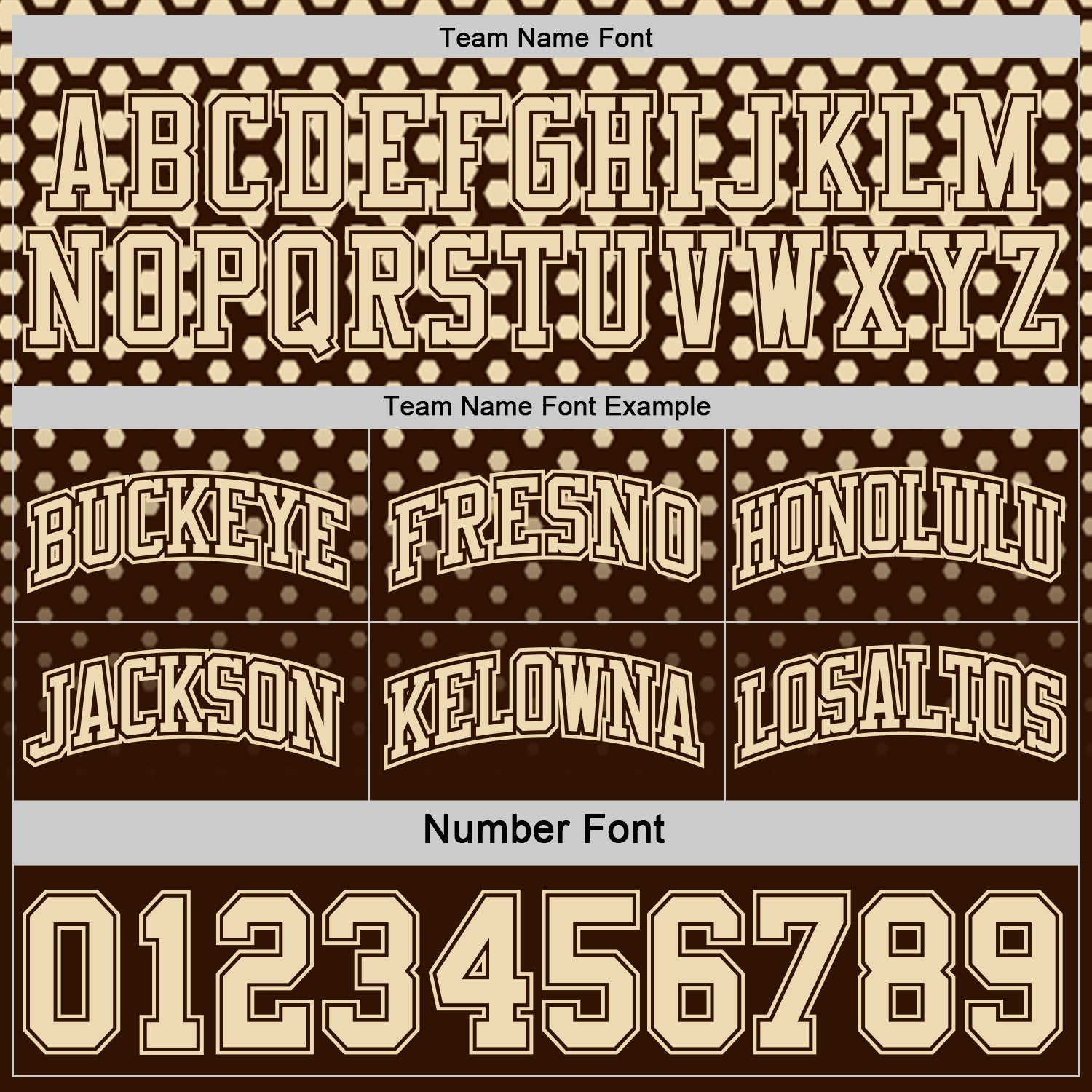 Custom Brown-Cream Side Panel Stripe Gradient Geometric Honeycomb Reversible Double Side Sublimation Basketball Set Jersey view 4